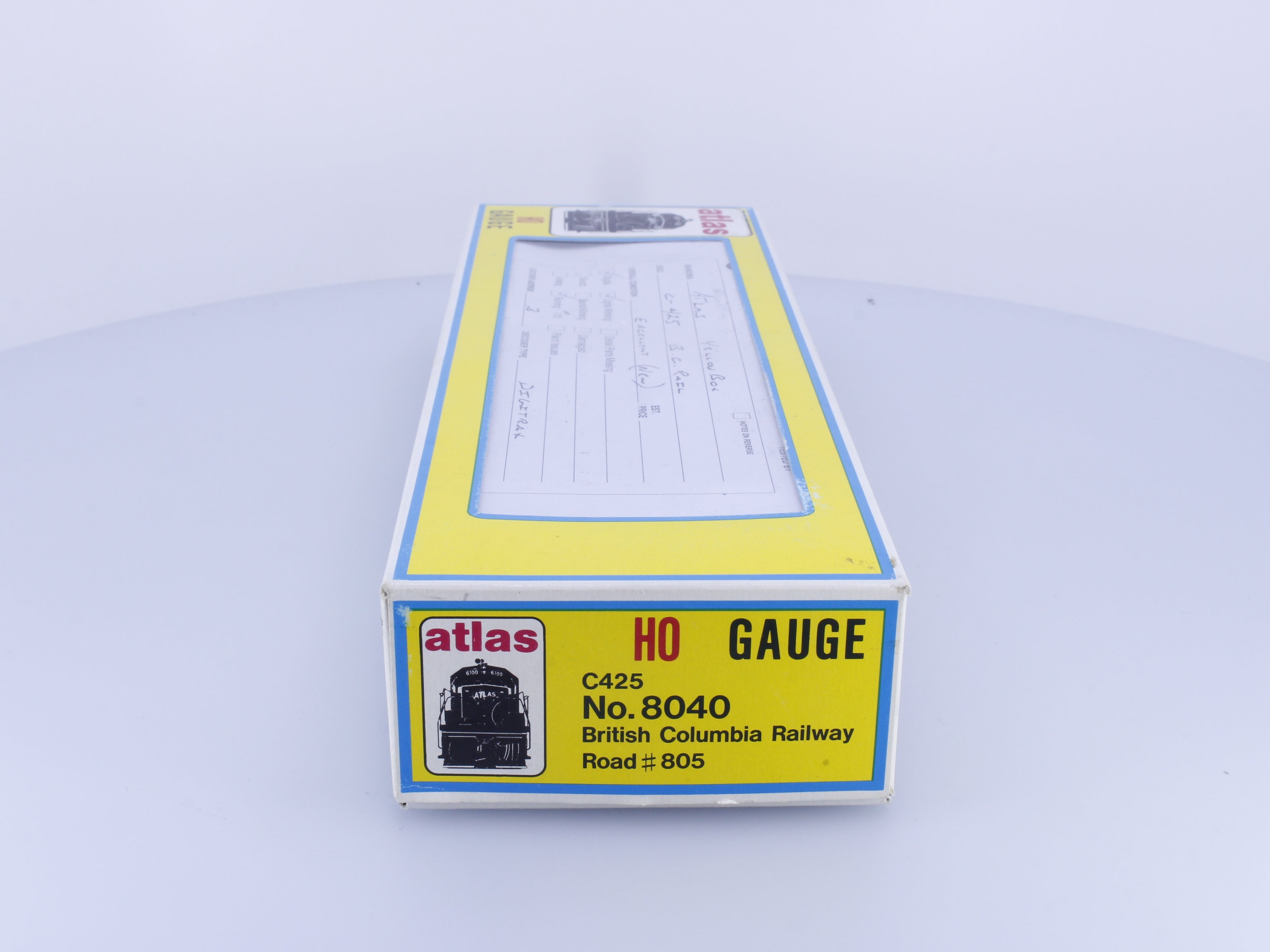 Atlas 8040 HO C425 Diesel Locomotive BC Rail (BCOL) 805 DCC