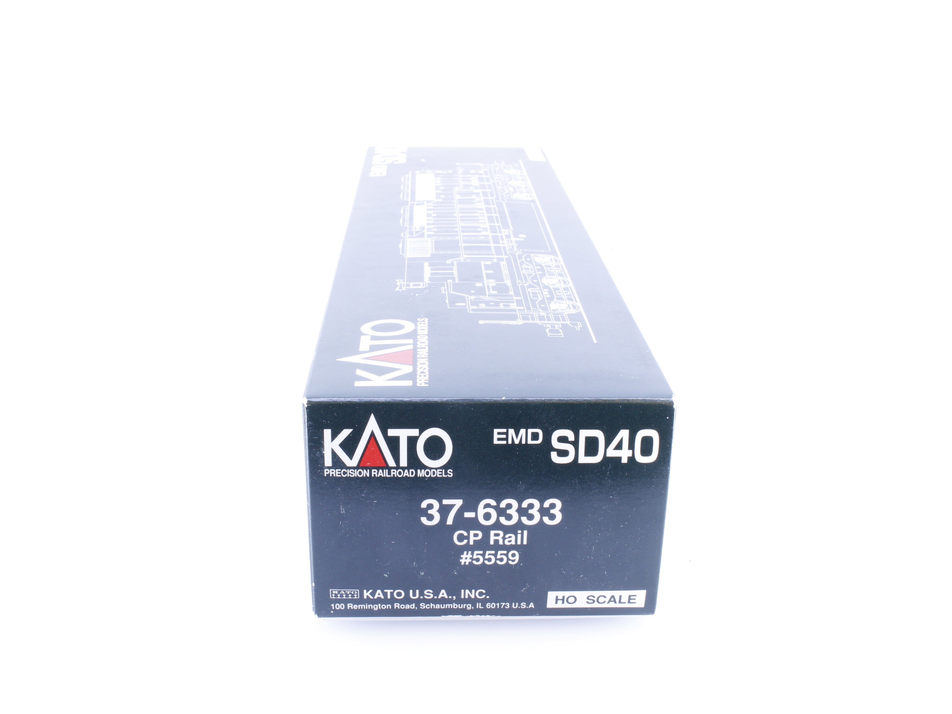 Kato 37-6333 HO EMD SD40 Diesel Locomotive Canadian Pacific (CP) 5559 Analog DC