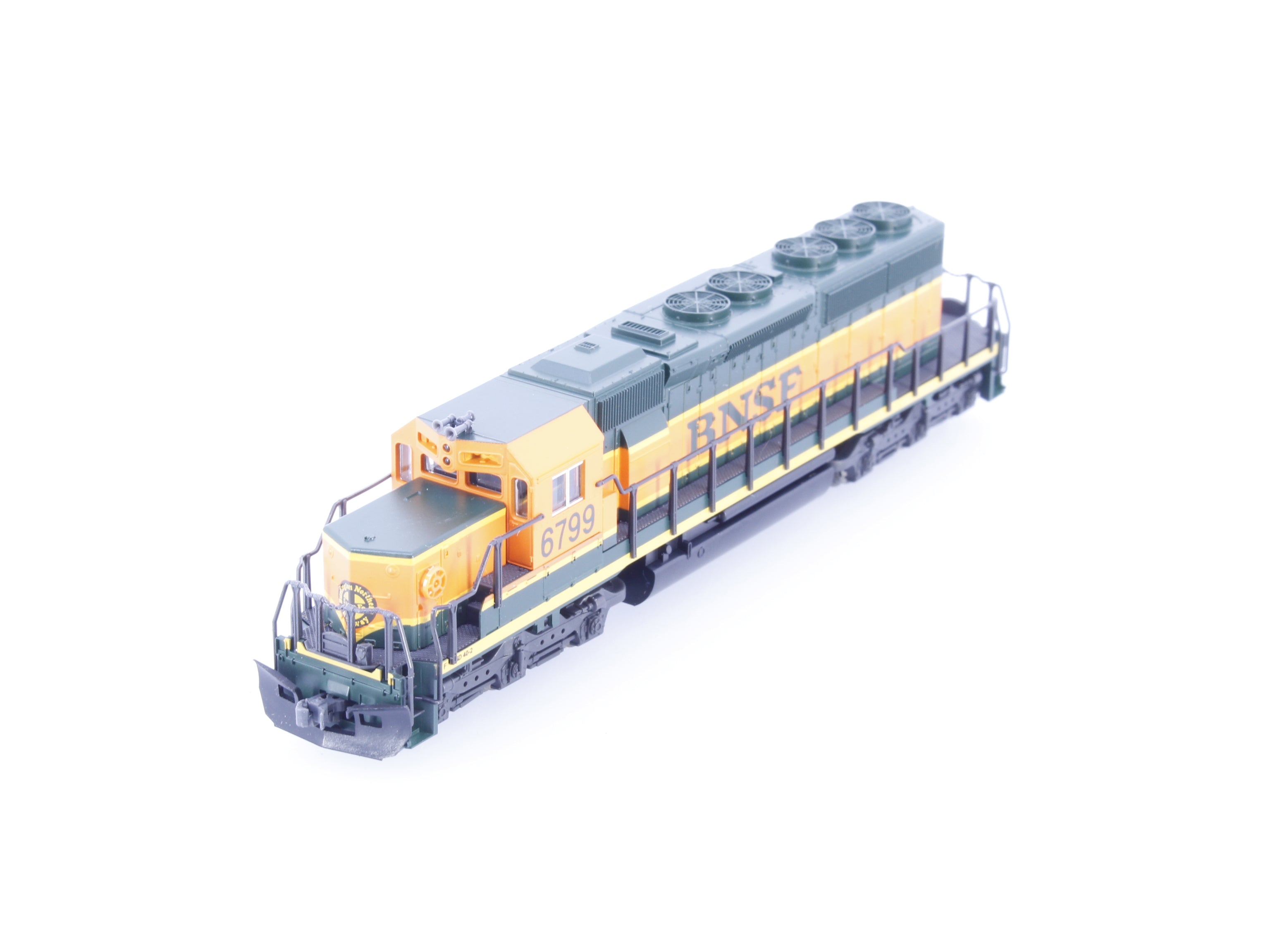 Kato 176-4901 N EMD SD40-2 Snoot Diesel Locomotive Burlington Northern Santa Fe (BNSF) 6799 Analog DC