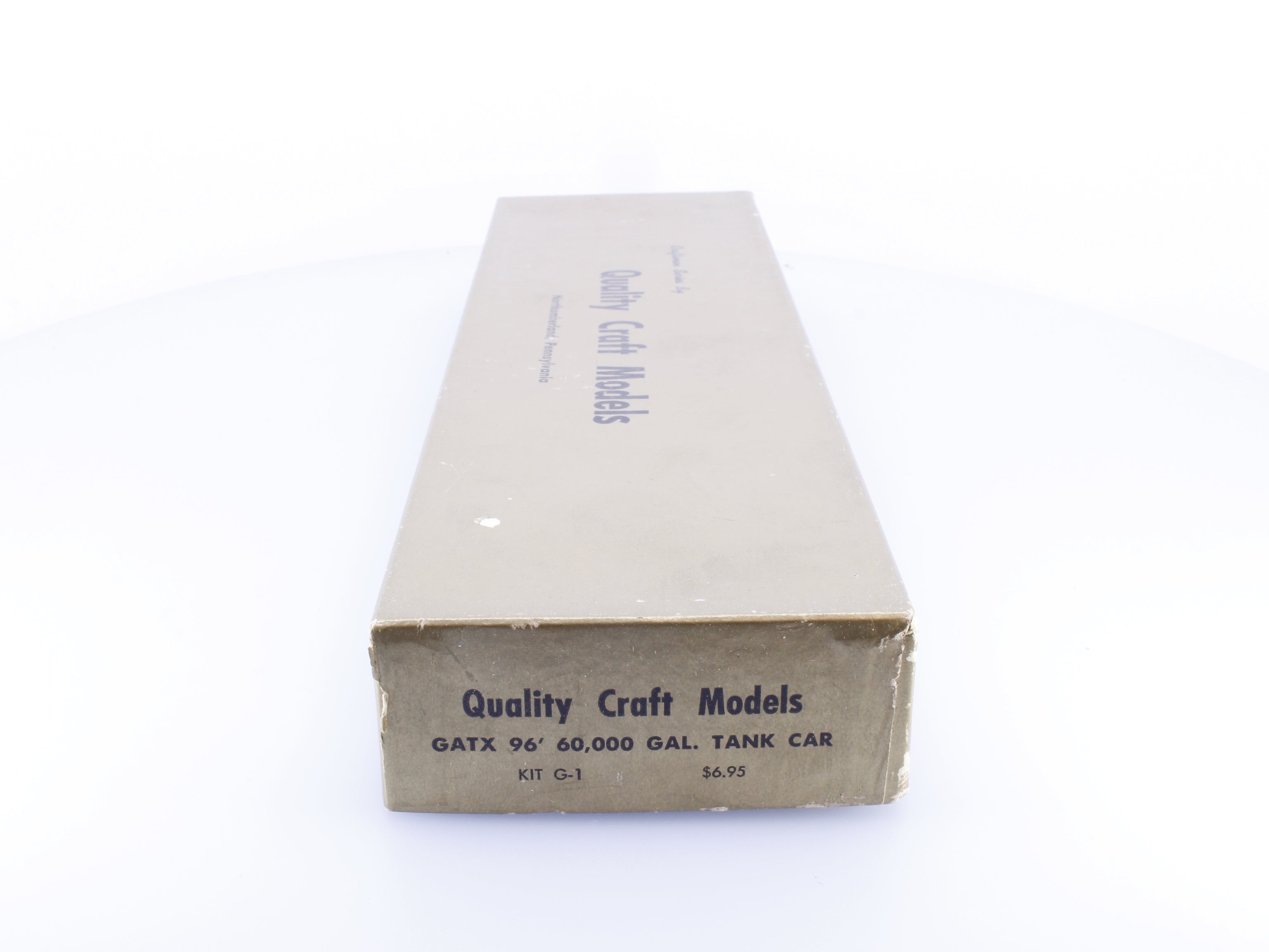 Quality Craft Models G-1 HO 96' 60,000 GAL Tank Car Kit GATX Corporation (GATX)