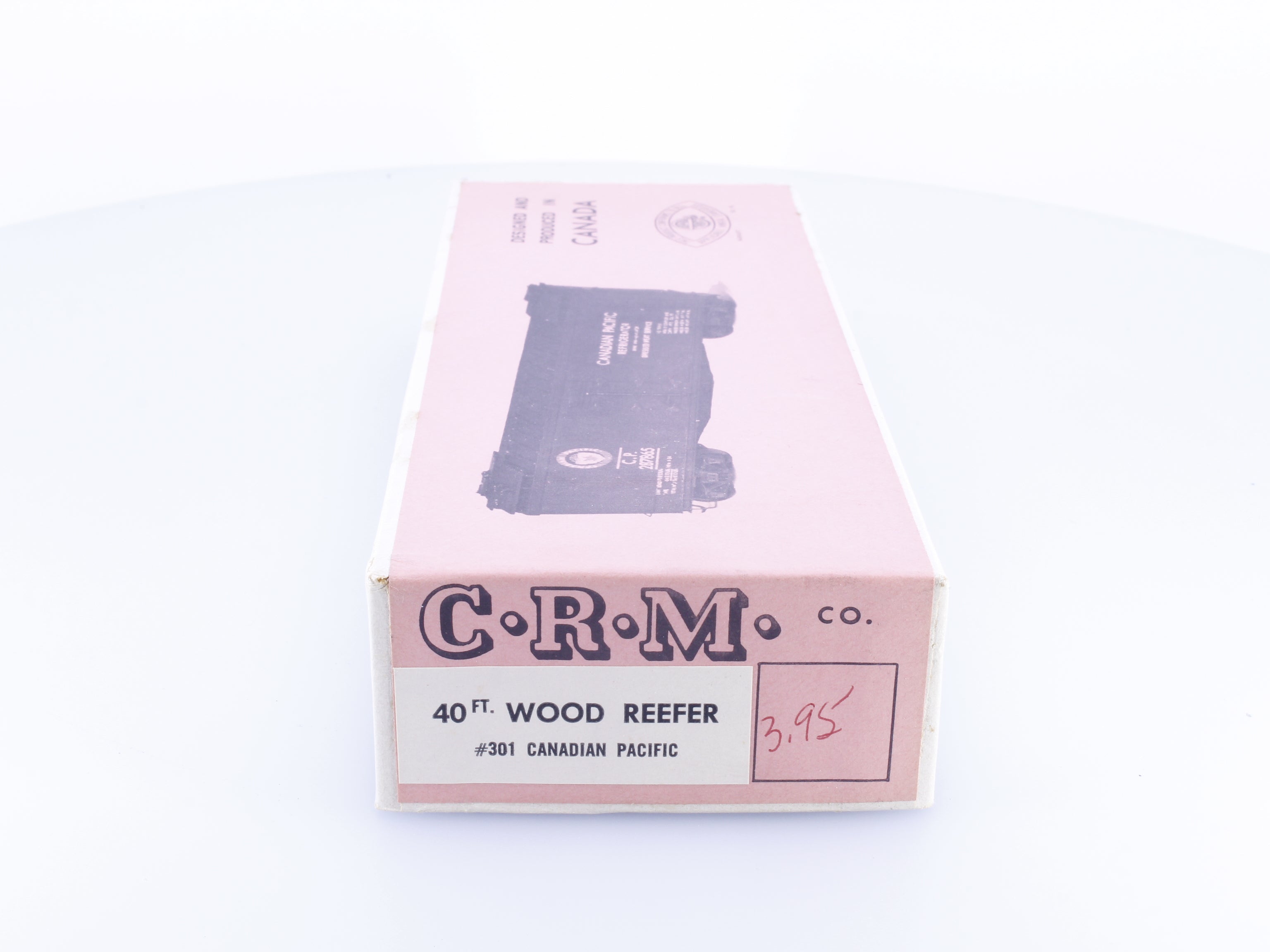 CRM Co. 40WRCP HO 40' Single Door Box Car Kit Canadian Pacific (CP) 287865