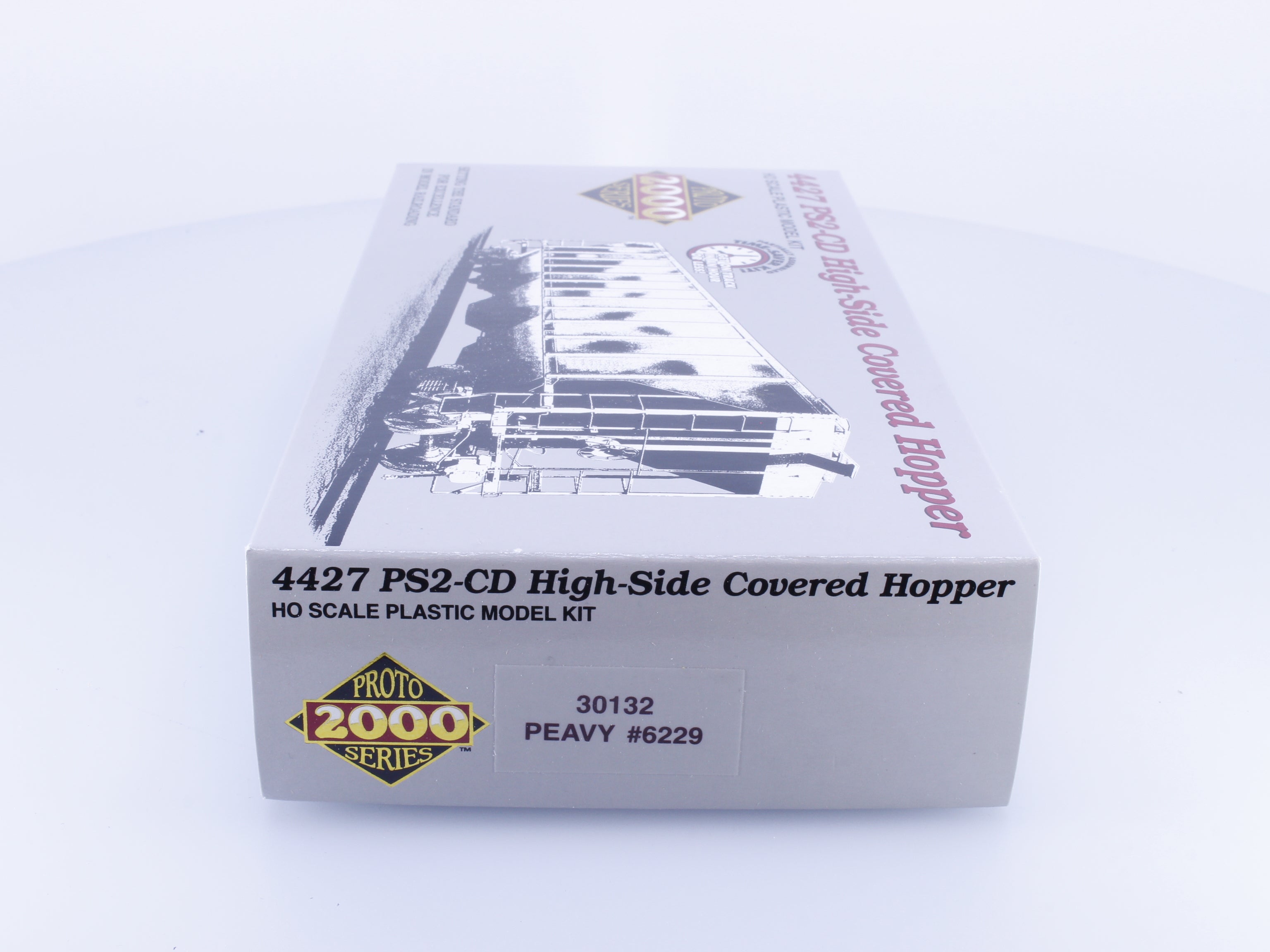 Proto 2000 30132 HO PS2-CD 3 Bay High Side Covered Hopper Peavy Pullman Leasing company (TLDX) 6229