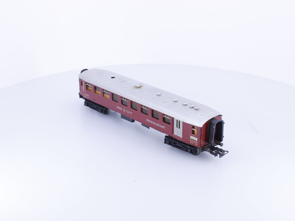 Marklin 4035 HO SBB-CFF-FFS Restaurant Car 10127