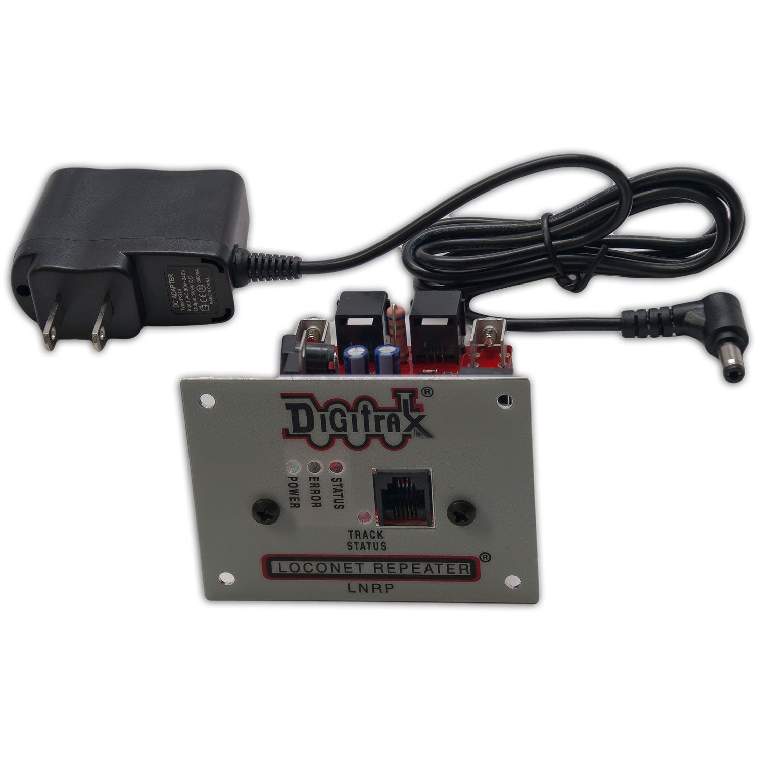 Digitrax LNRPXTRA LocoNet Repeater w/PS14 Power Supply