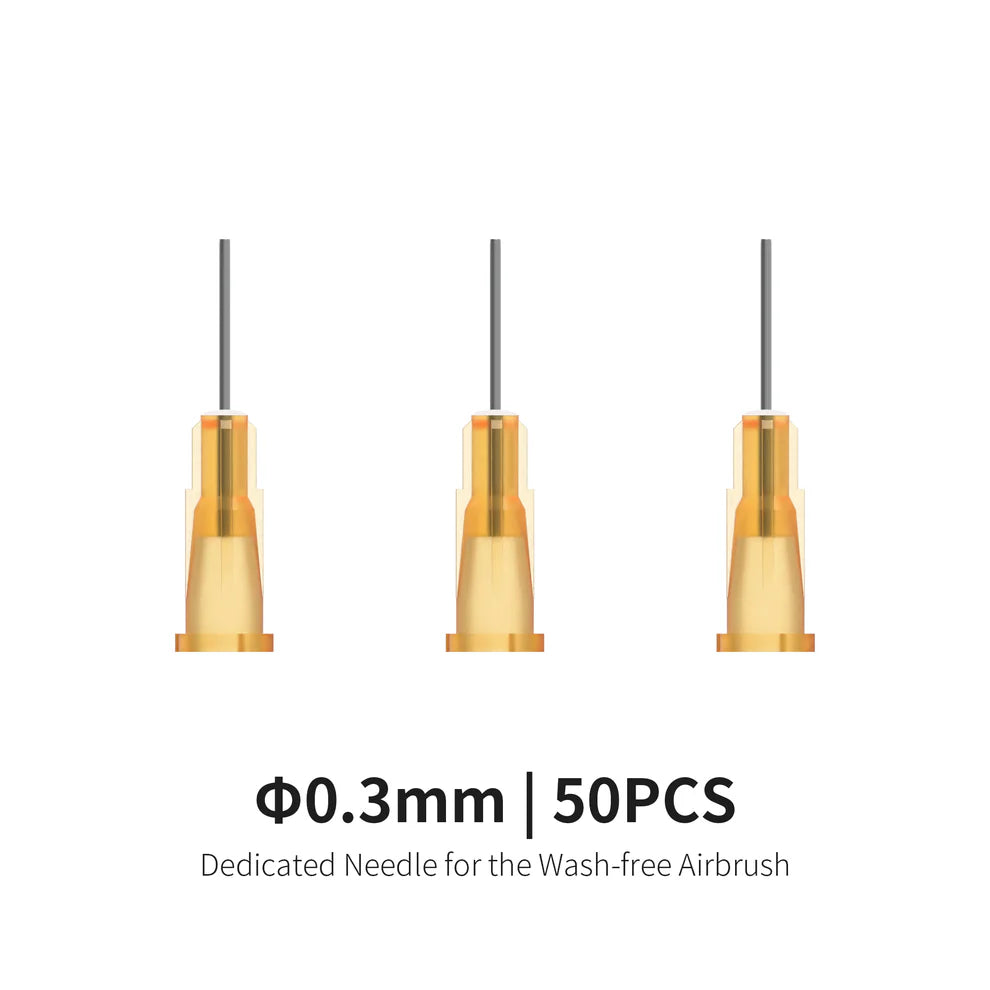 Dspiae AB-D03 0.3mm Dedicated Needles for PT-AB Wash-Free Airbrush - 50pcs