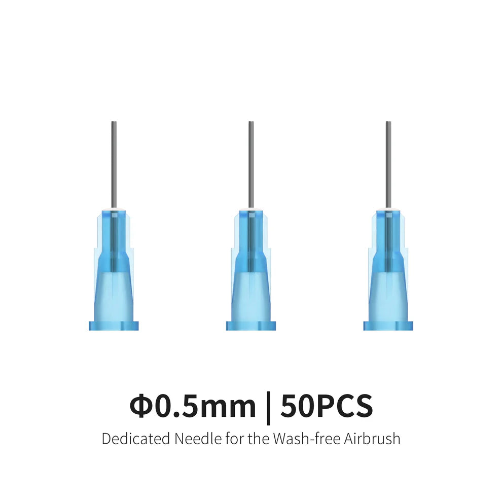 Dspiae AB-D05 0.5mm Dedicated Needles for PT-AB Wash-Free Airbrush - 50pcs