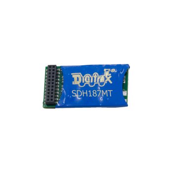 Digitrax SDH187MT HO Sound Decoder 8 bit 21 Pin MTC Interface Series 7 (1 amp) (8 func)