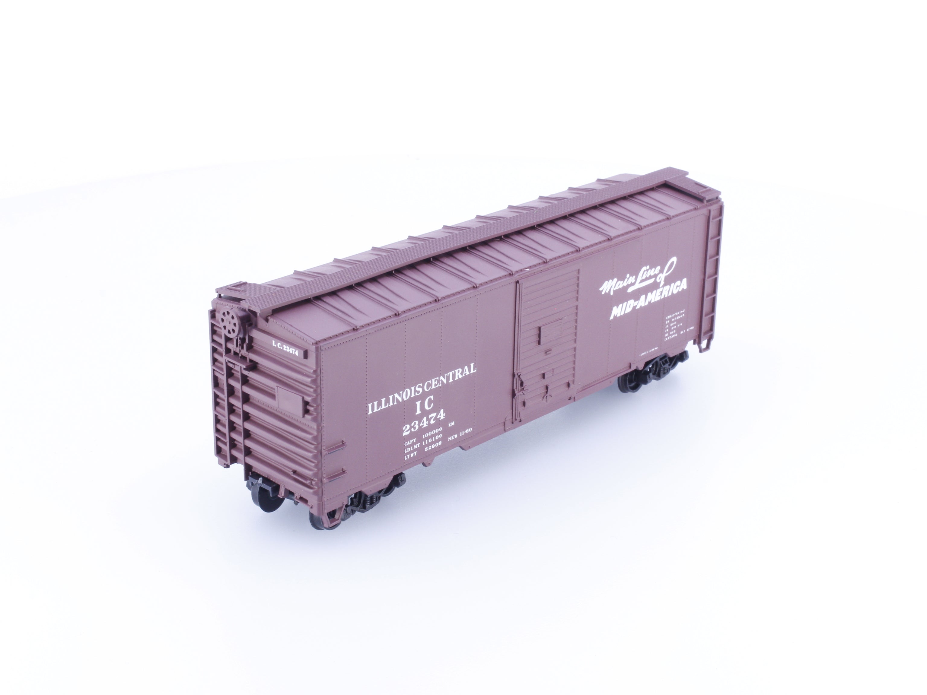 Accurail 3223 HO AAR 40' Steel Box Car Kit Illinois Central (IC) 23474