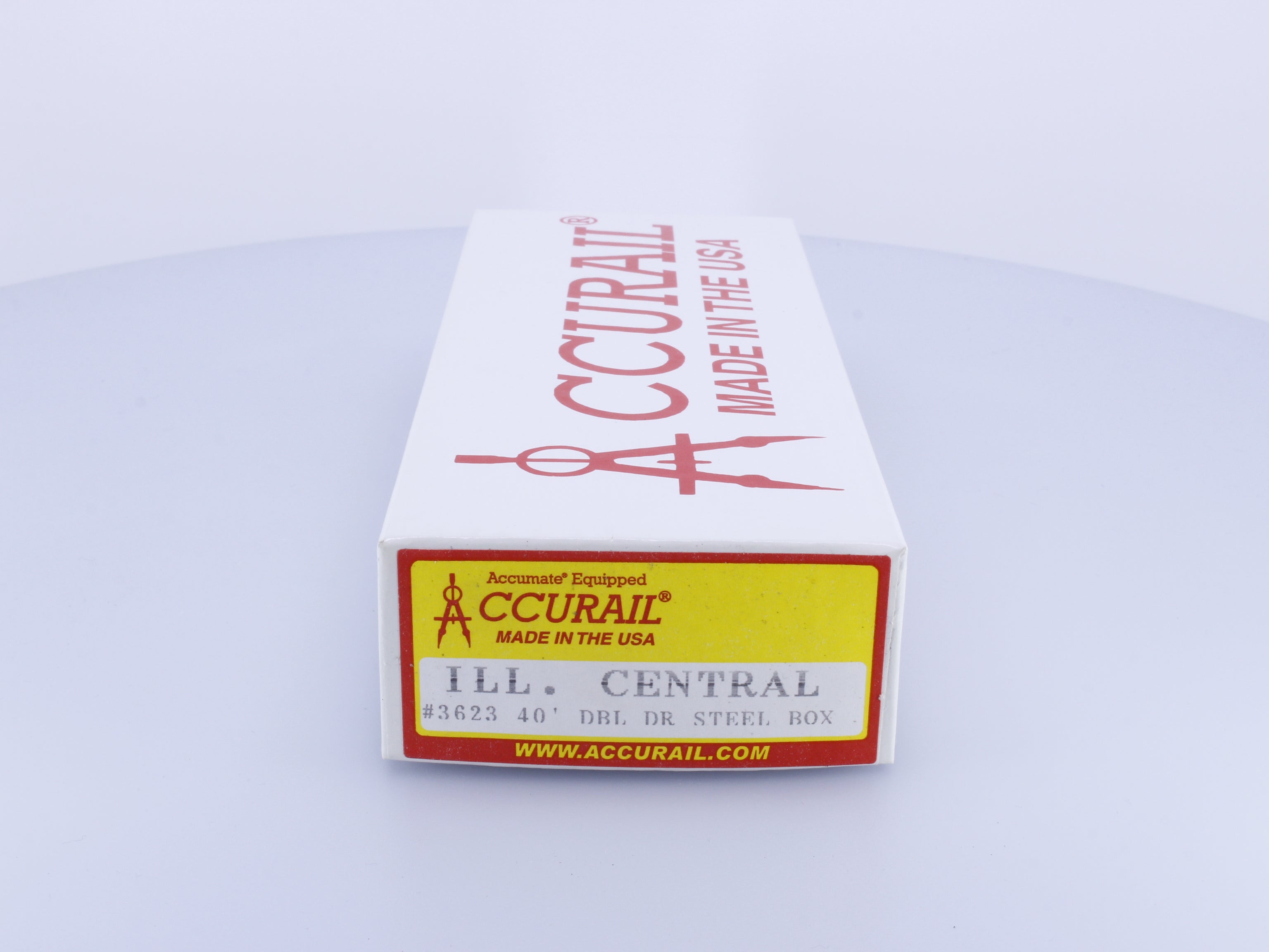 Accurail 3623 HO 40' Double Door Steel Box Car Kit Illinois Central (IC) 36210