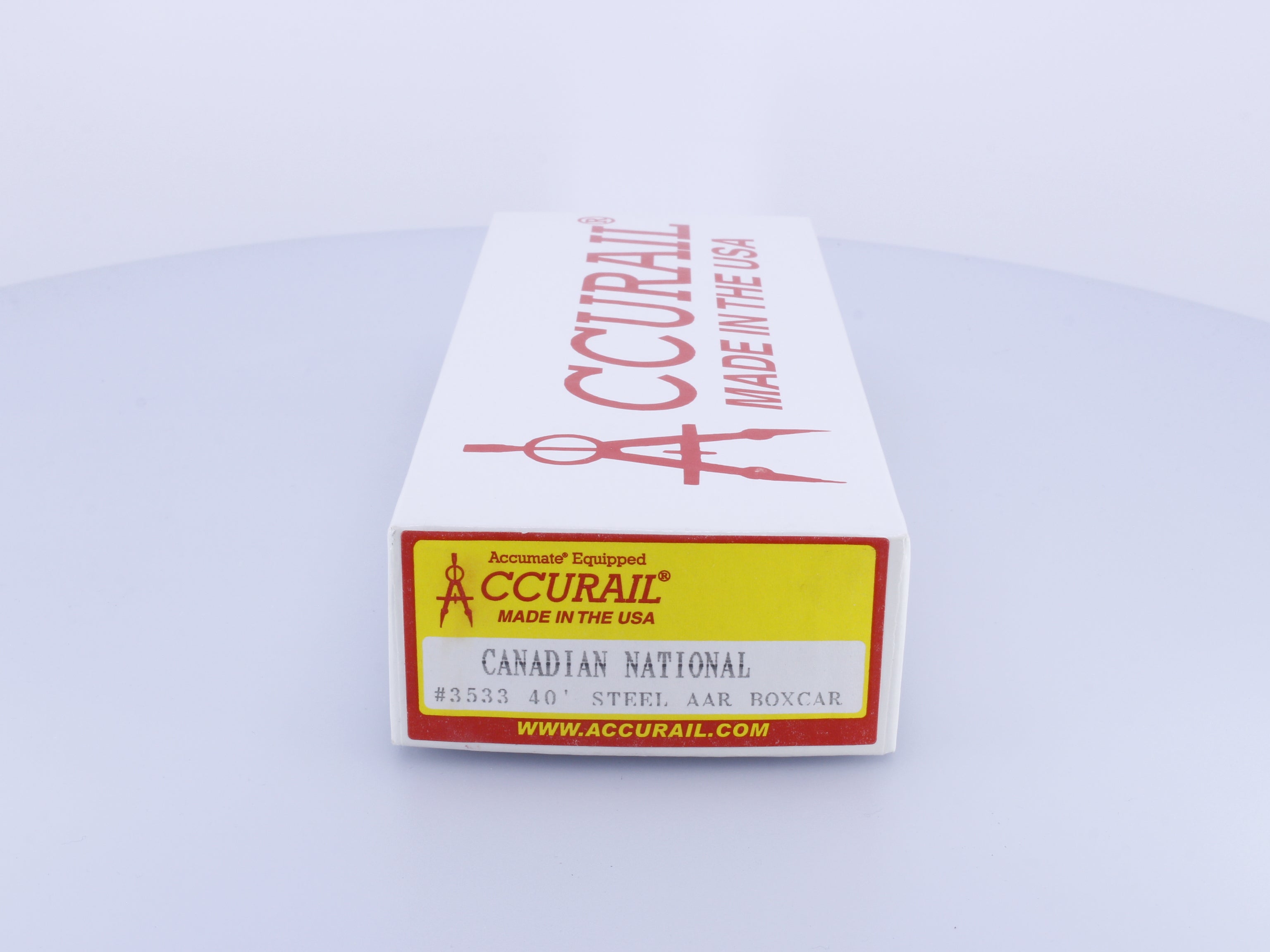 Accurail 3533 HO 40' Steel AAR Box Car Kit Canadian National (CN) 529384
