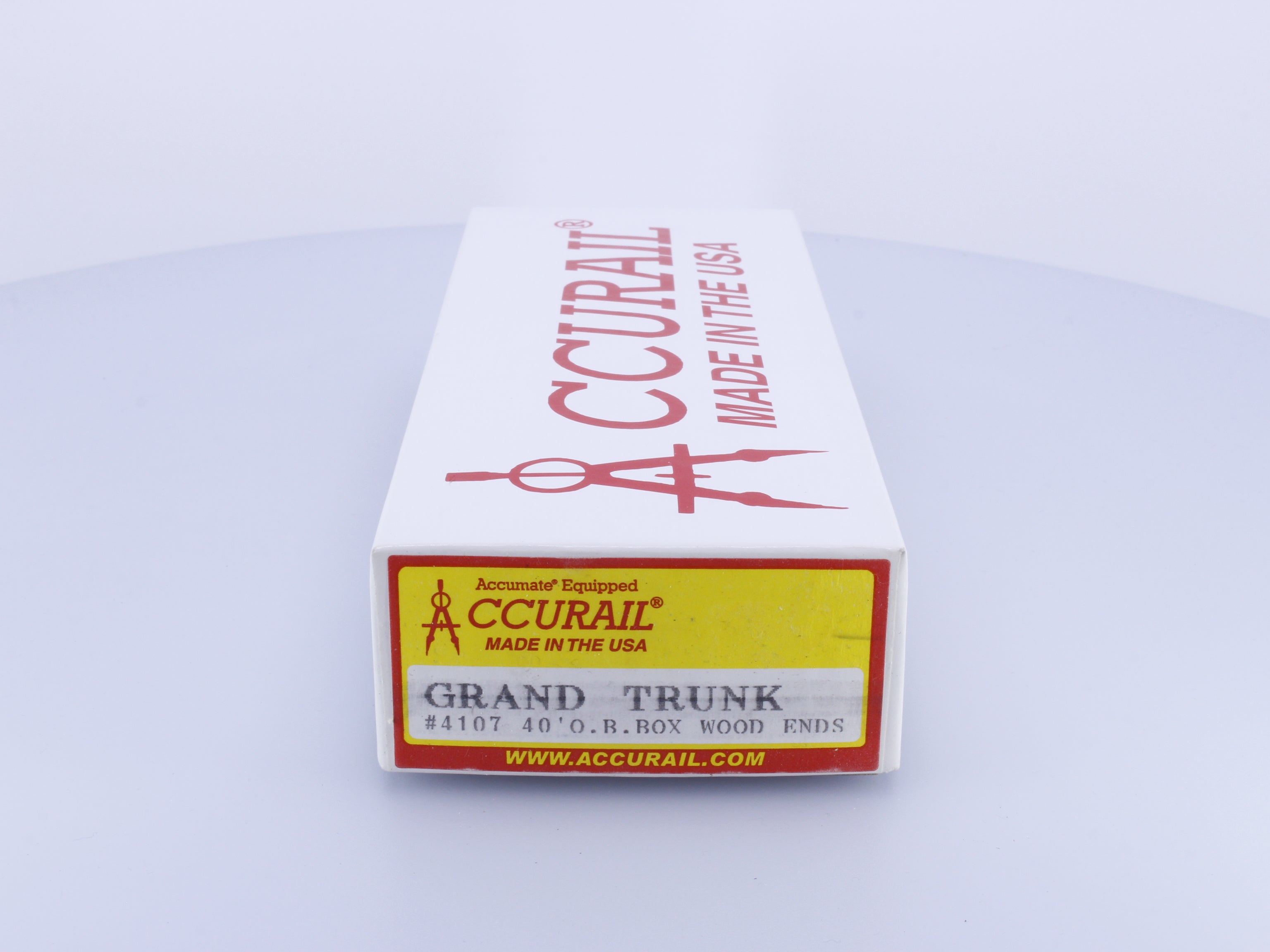 Accurail 4107 HO 40' O.B. Box Wood Ends Grand Trunk Western (GTW) 465078