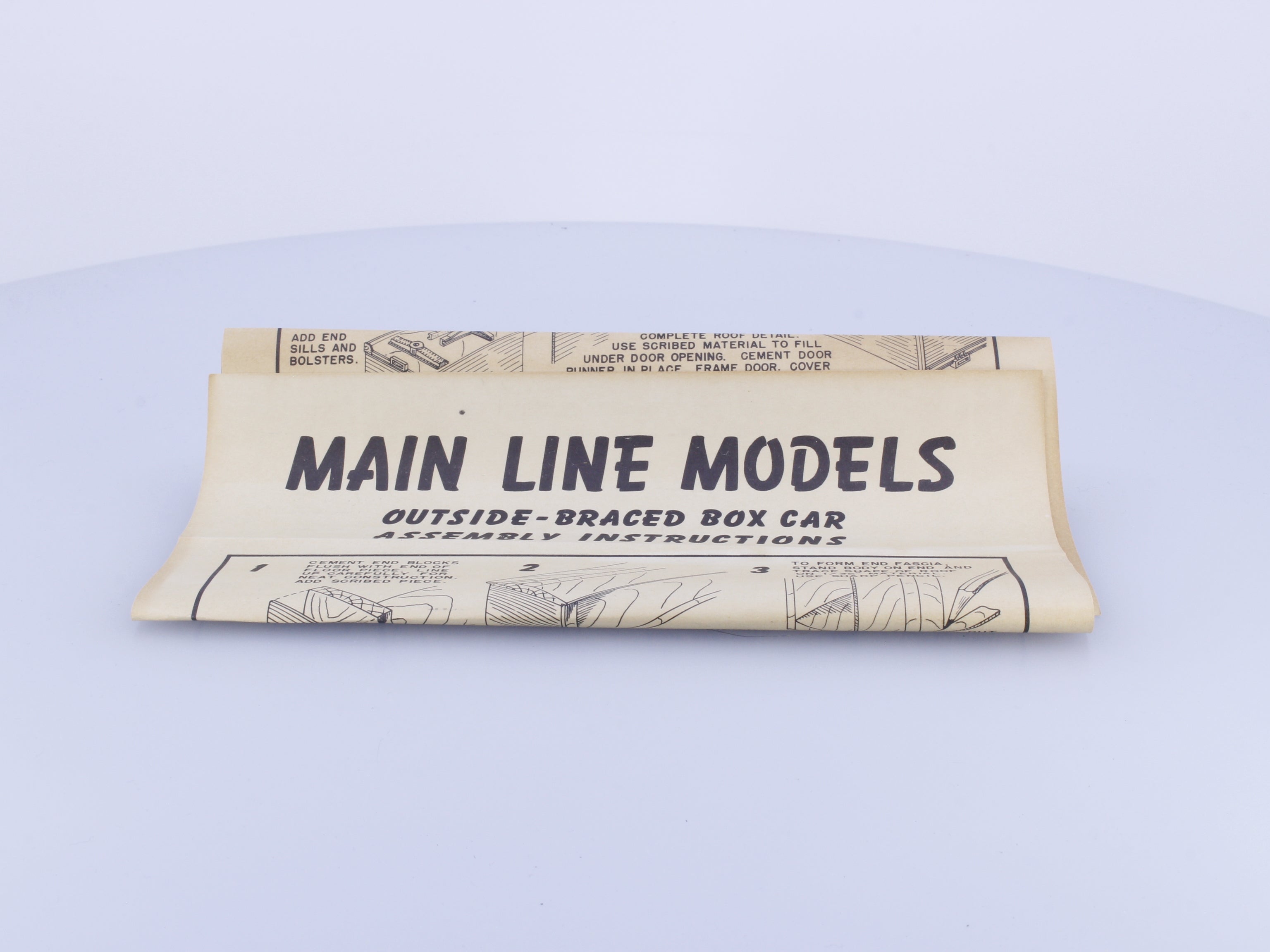Main Line Models BC-10 HO 50' Automobile Box Car Kit Grand Trunk Western (GTW)