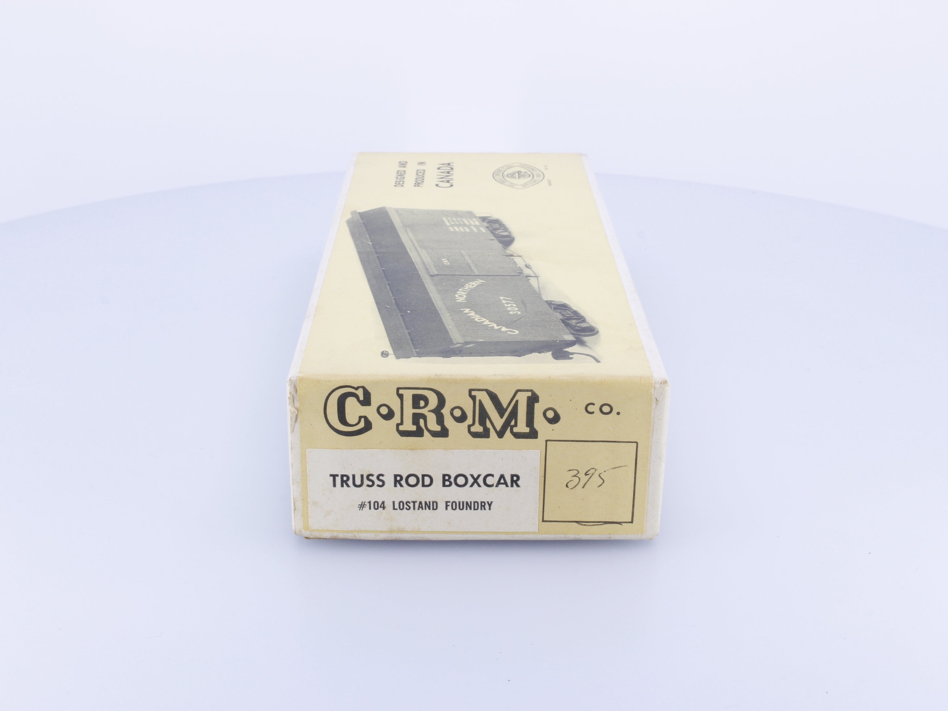 CRM Co. 104 HO Truss Rod Box Car Kit