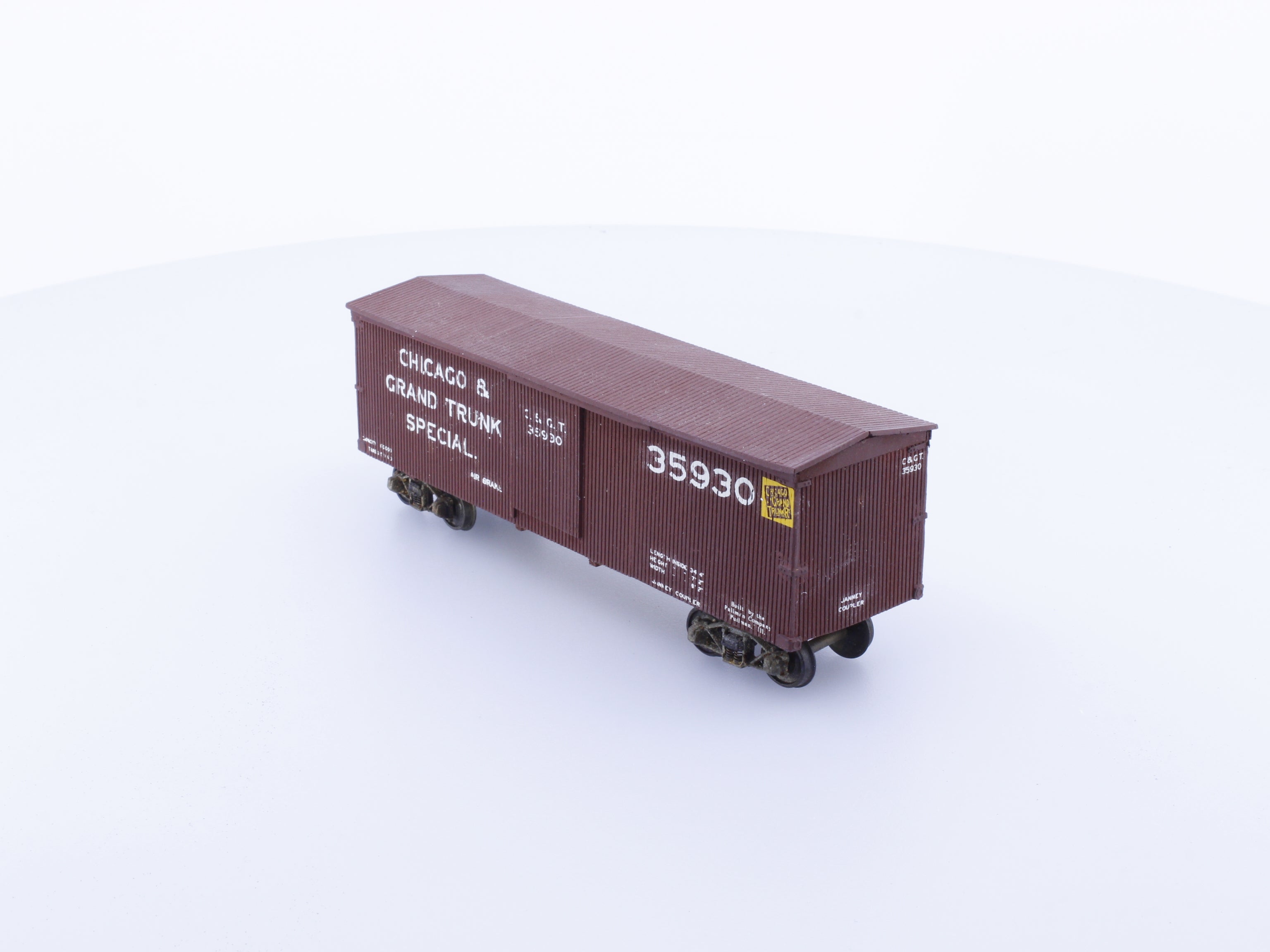 Scotia Scale Models 251 HO 40' Box Car Kit Chicago & Grand Trunk Special 35930