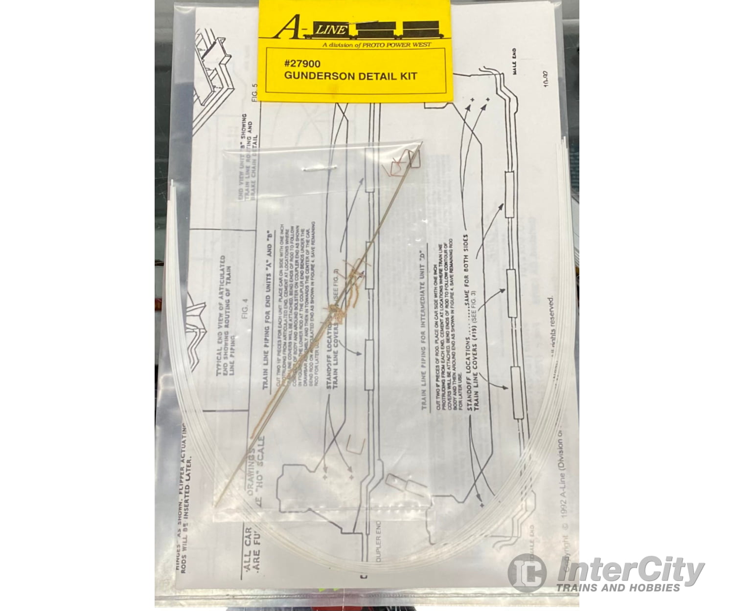 A-Line 27900 HO Gunderson Detail Kit (#1) Detailing Parts