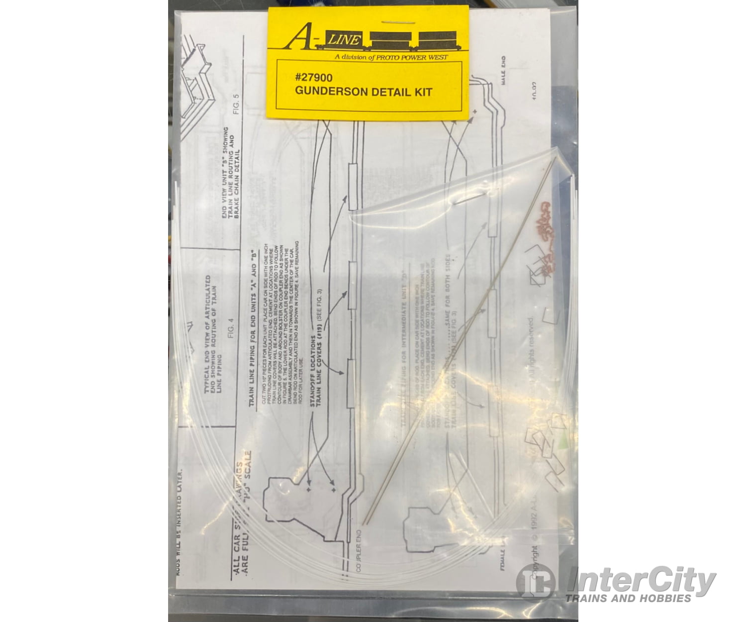 A-Line 27900 HO Gunderson Detail Kit (#2) Detailing Parts