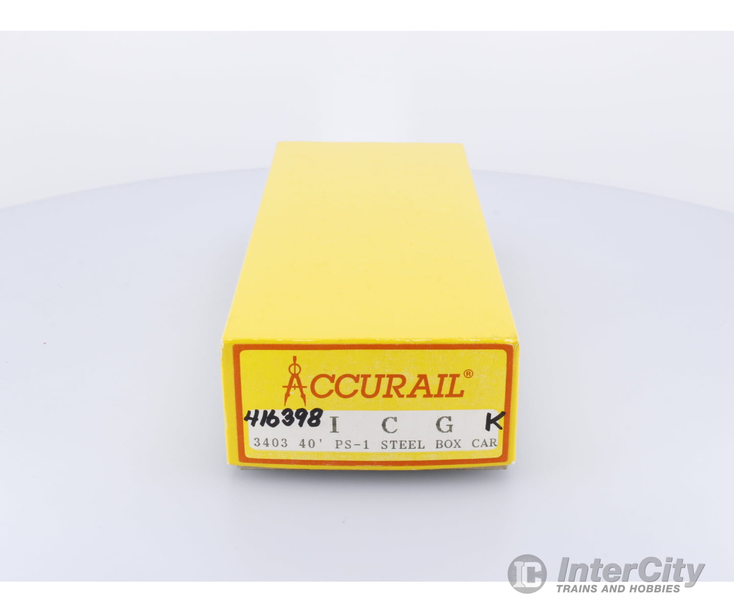 Accurail 3403 HO 40’ PS-1 Steel Box Car Illinois Central Gulf (ICG) 416398 Freight Cars