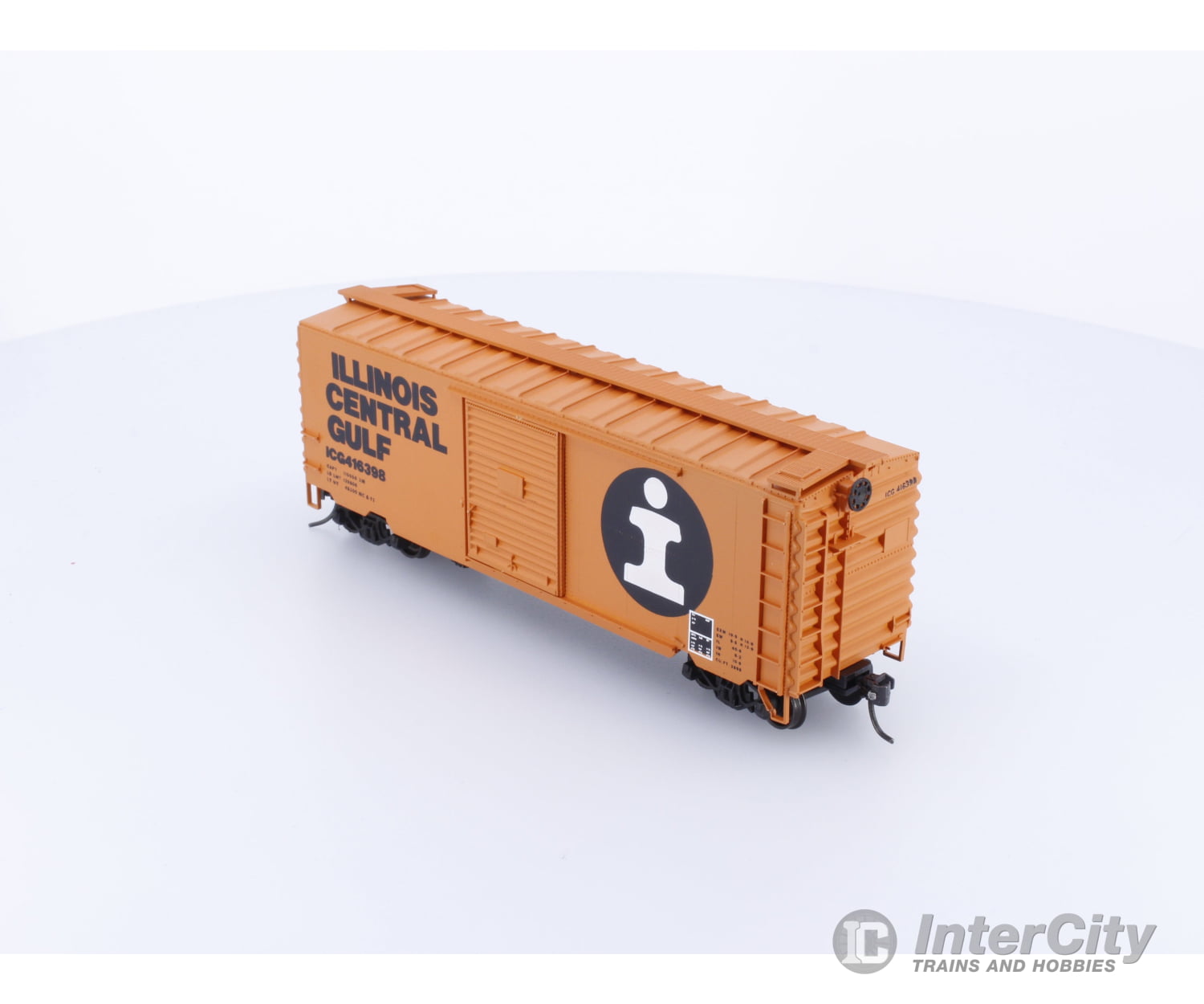 Accurail 3403 HO 40’ PS-1 Steel Box Car Illinois Central Gulf (ICG) 416398 Freight Cars