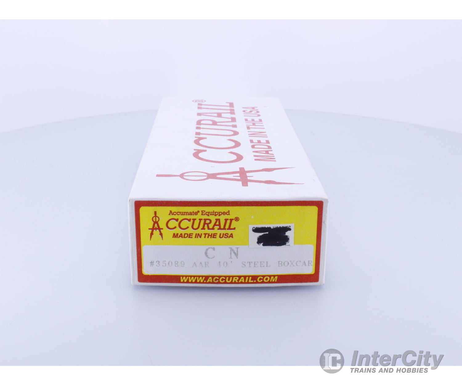 Accurail 35089 HO AAR 40’ Steel Box Car Canadian National (CN) 486183 Freight Cars