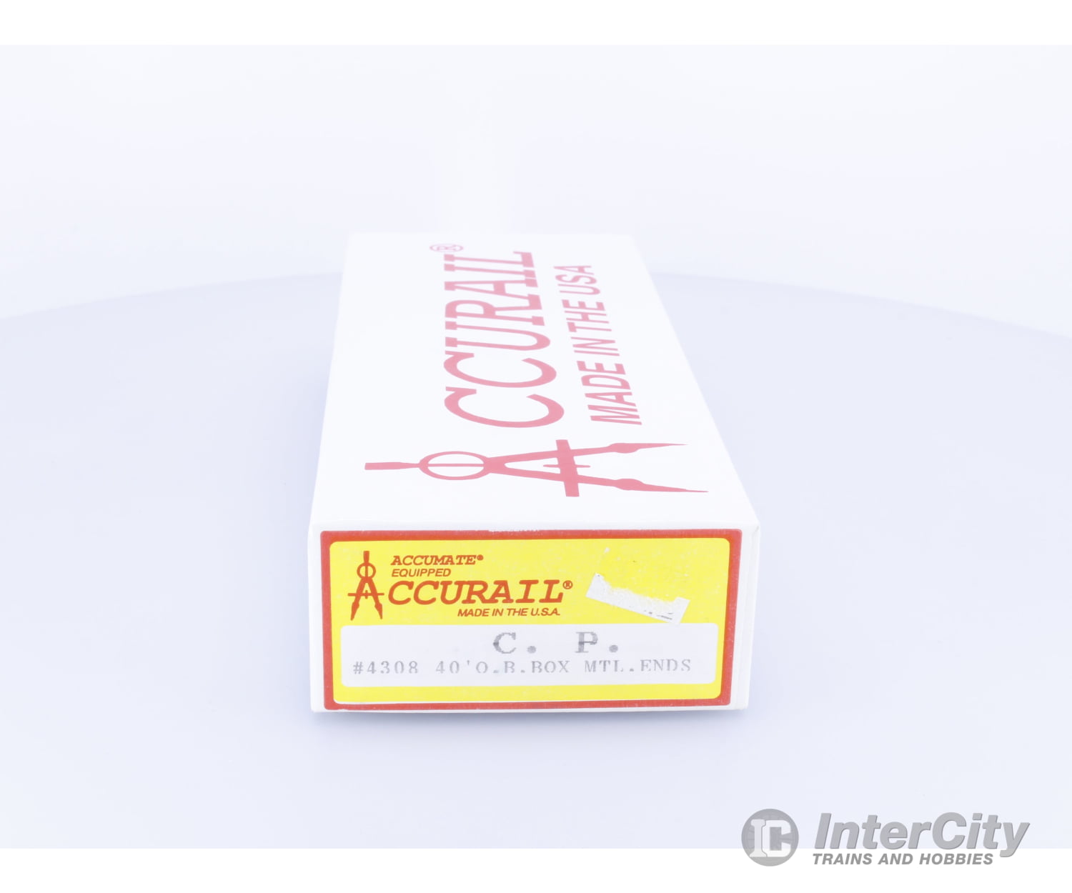 Accurail 4308 HO 40’ Outside Braced Boxcar MTL Ends Kit #4 Canadian Pacific (CP) 230845 Freight Cars