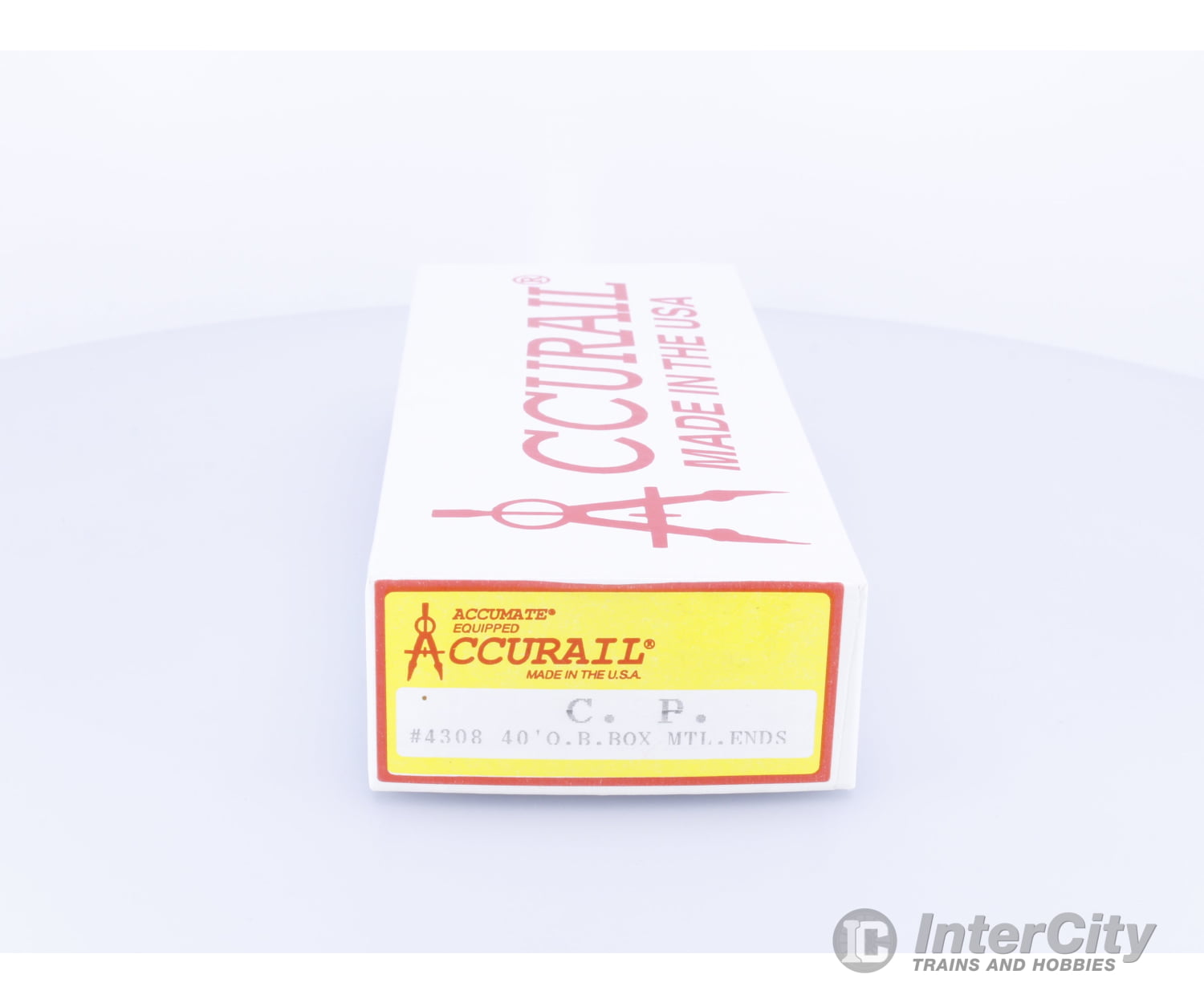 Accurail 4308 HO 40’ Outside Braced Boxcar MTL Ends Kit Canadian Pacific (CP) 230845 Freight Cars
