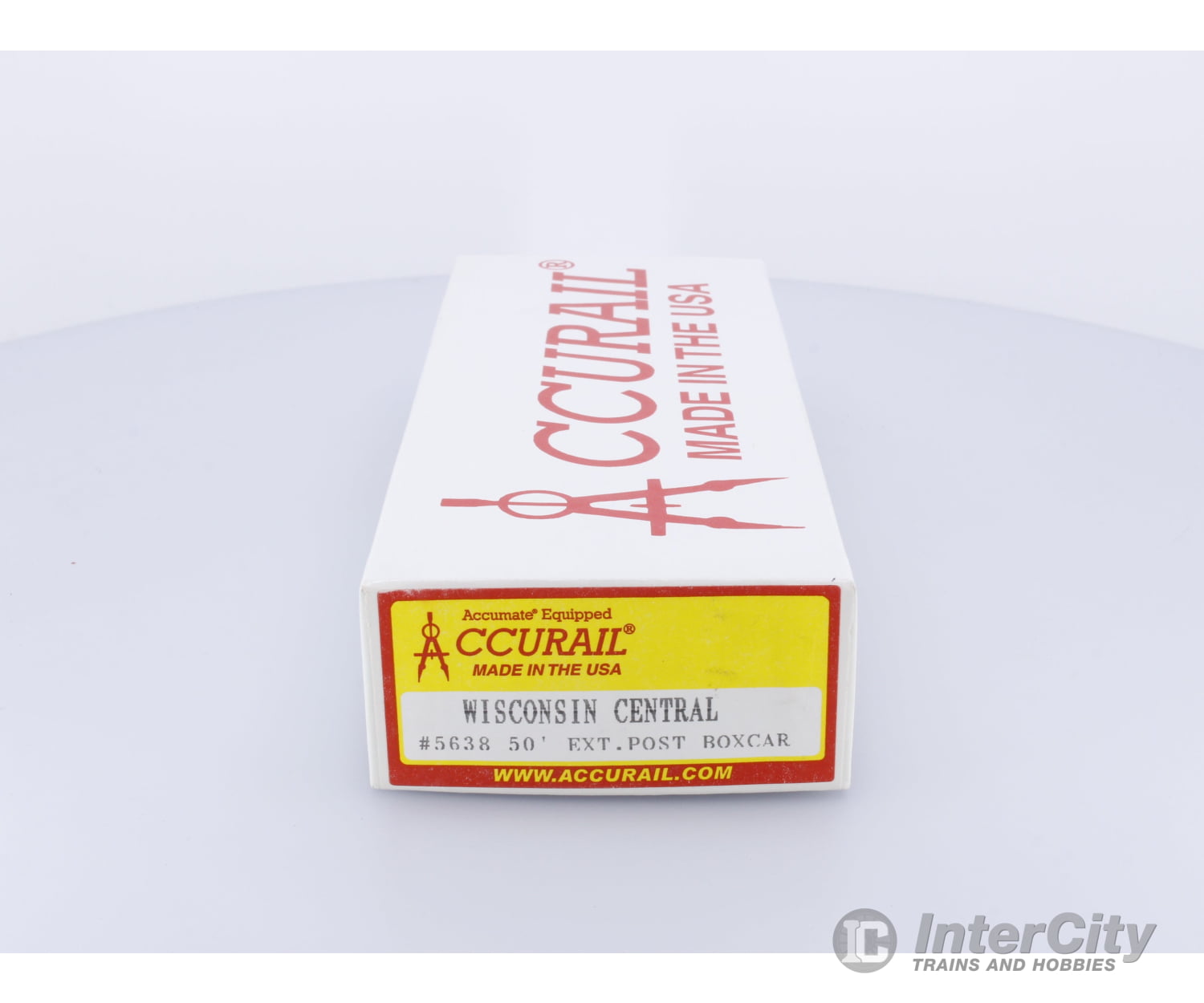 Accurail 5638 HO 50’ Ext. Post. Boxcar Wisconsin Central (WC) 24340 Freight Cars