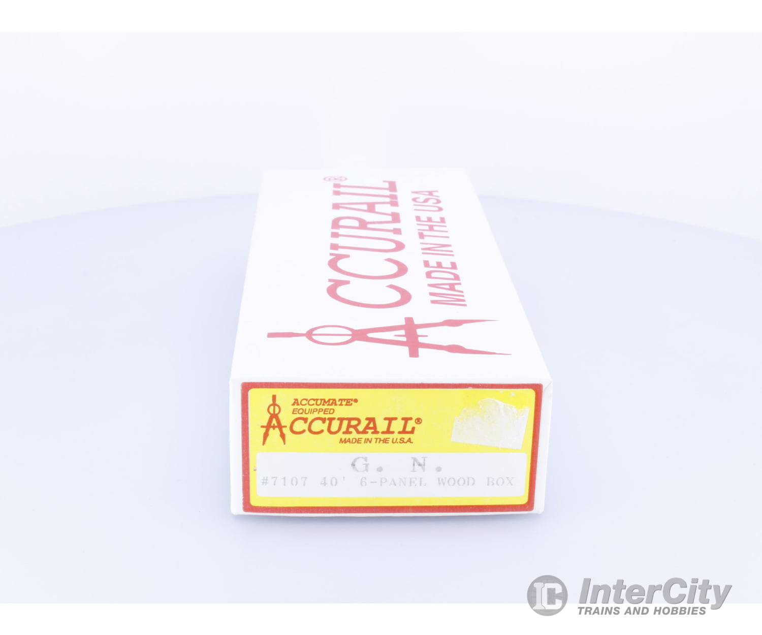 Accurail 7107 HO 40’ 6 Panel Wood Boxcar Kit Great Northern (GN) 31426 Freight Cars
