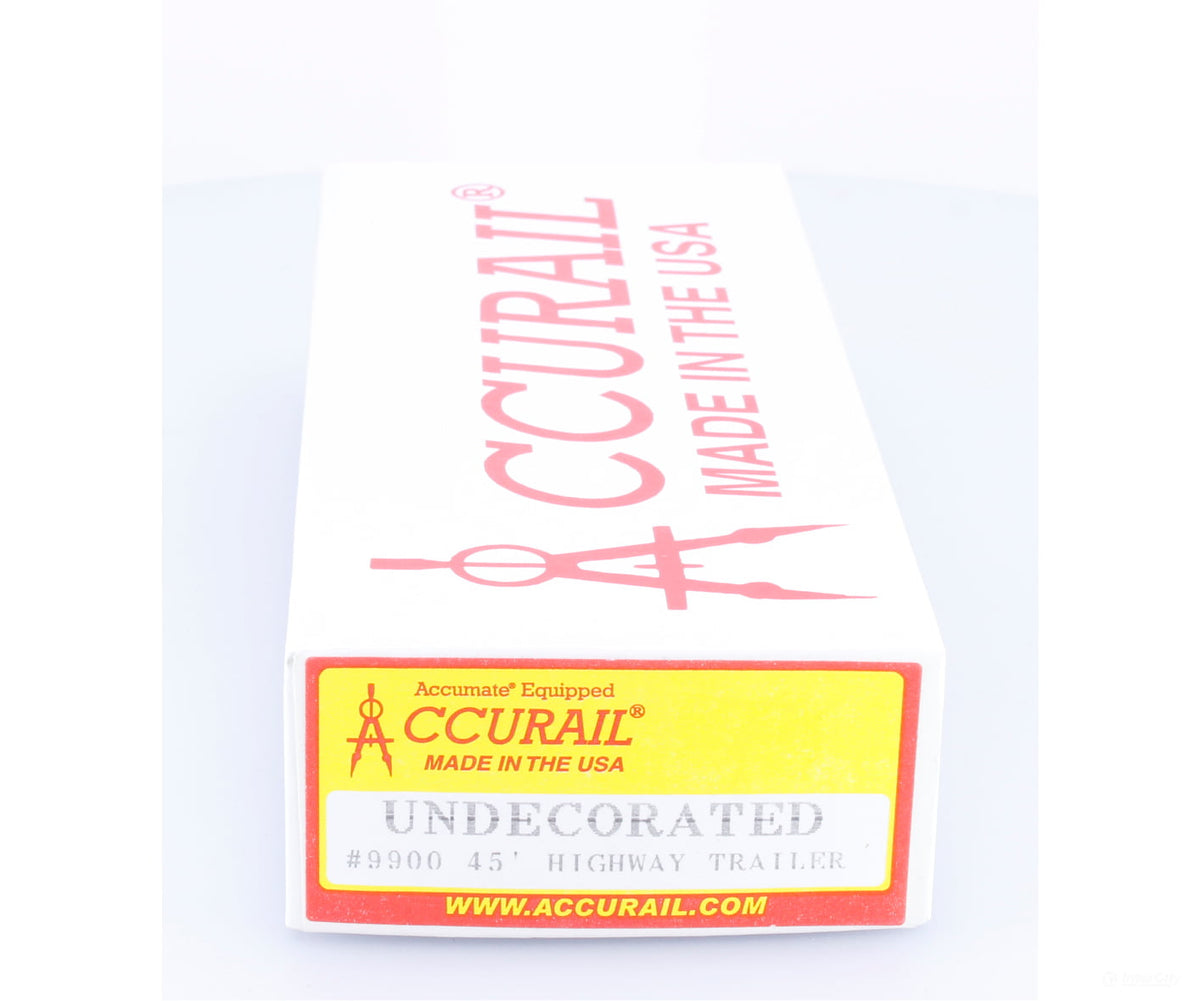 Accurail 9900 HO 45’ Highway Trailer #2 Undecorated - Freight Cars