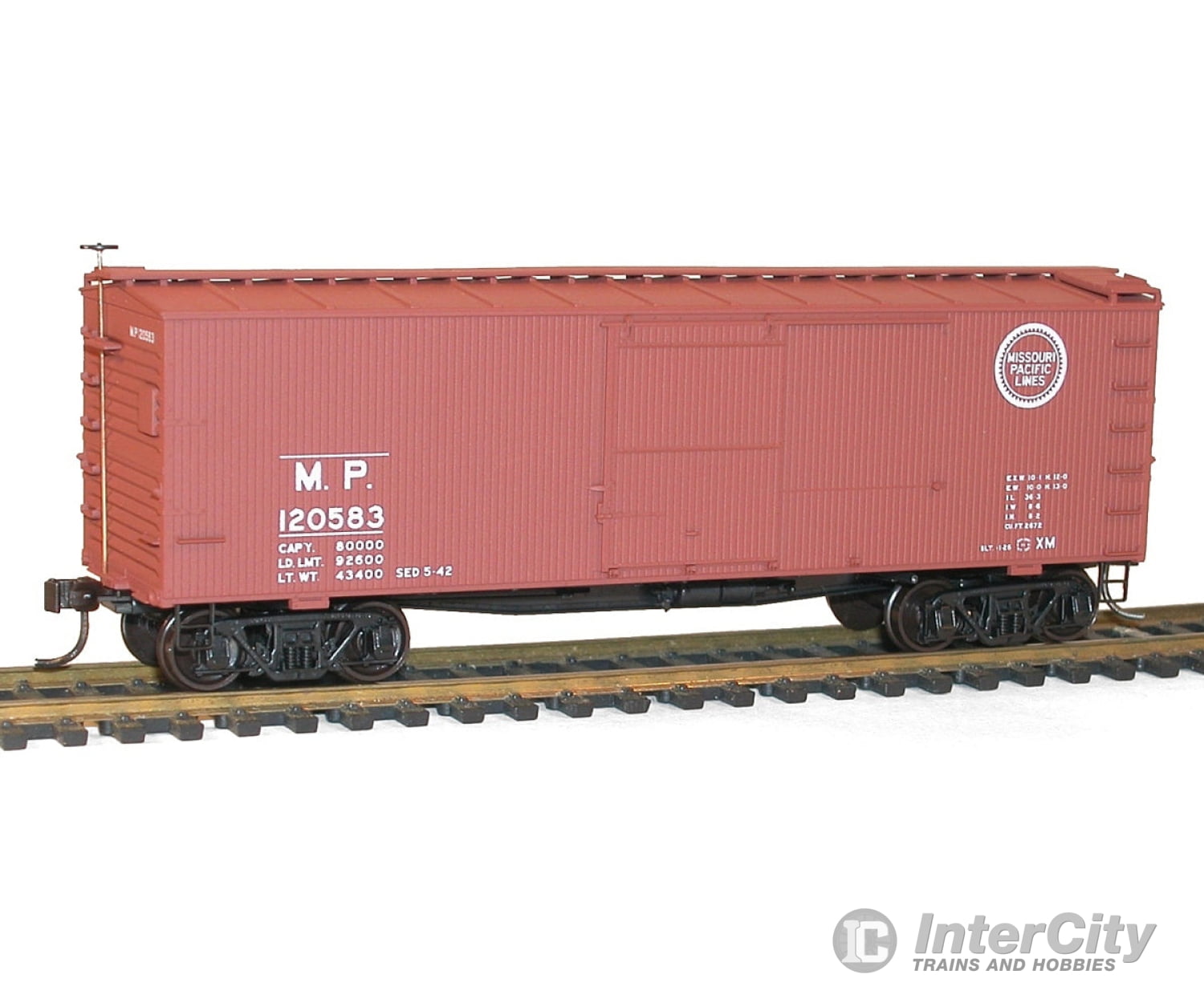 Accurail Inc Ho 1303 36’ Double - Sheathed Wood Boxcar W/Steel Roof Ends Fishbelly Underframe - K