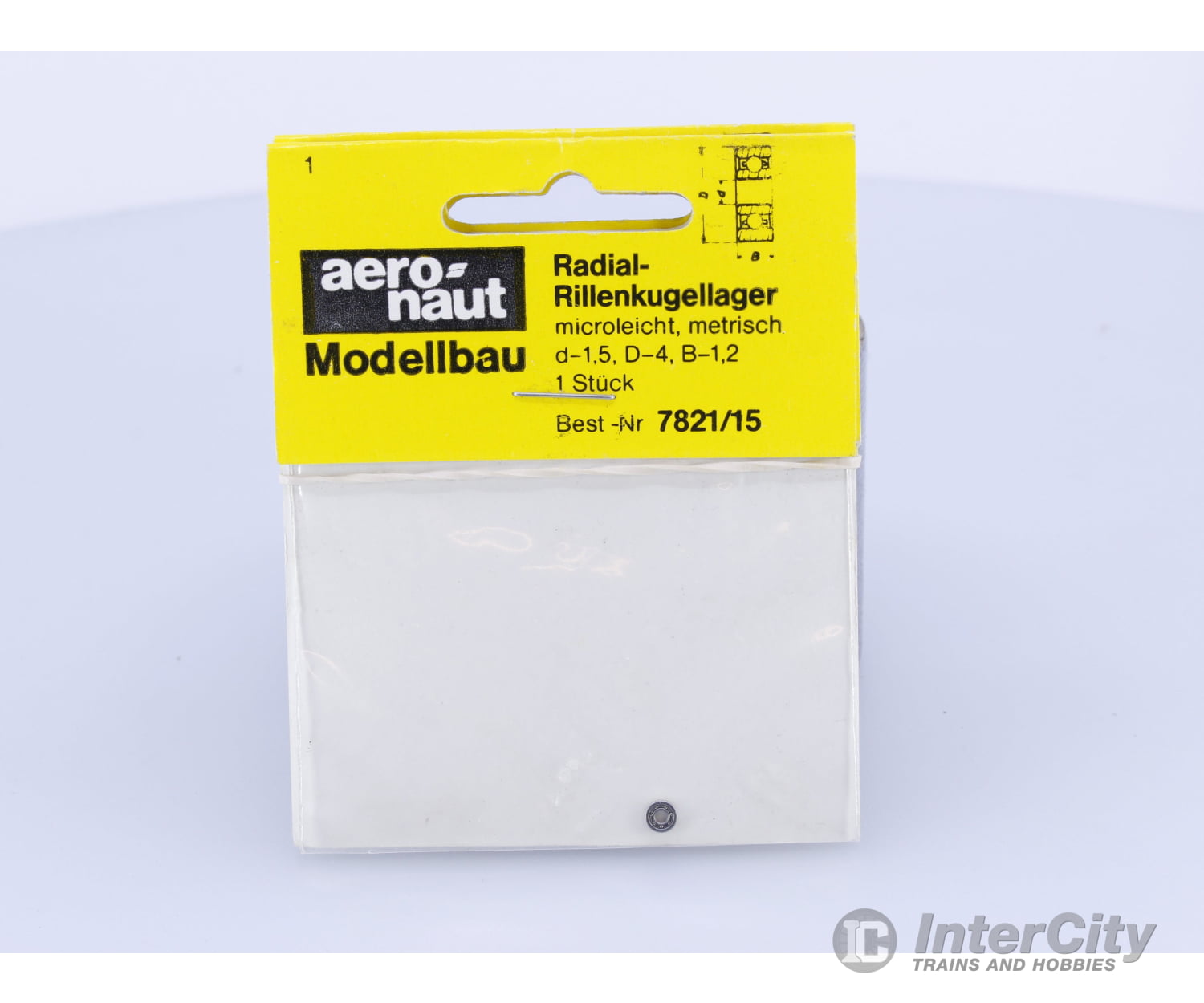 Aero-Naut 7821/15 D-1,5,D-4,B-1,2 Metric Micro-Light Radial Deep Groove Ball Bearing 1 Pc #2 Parts