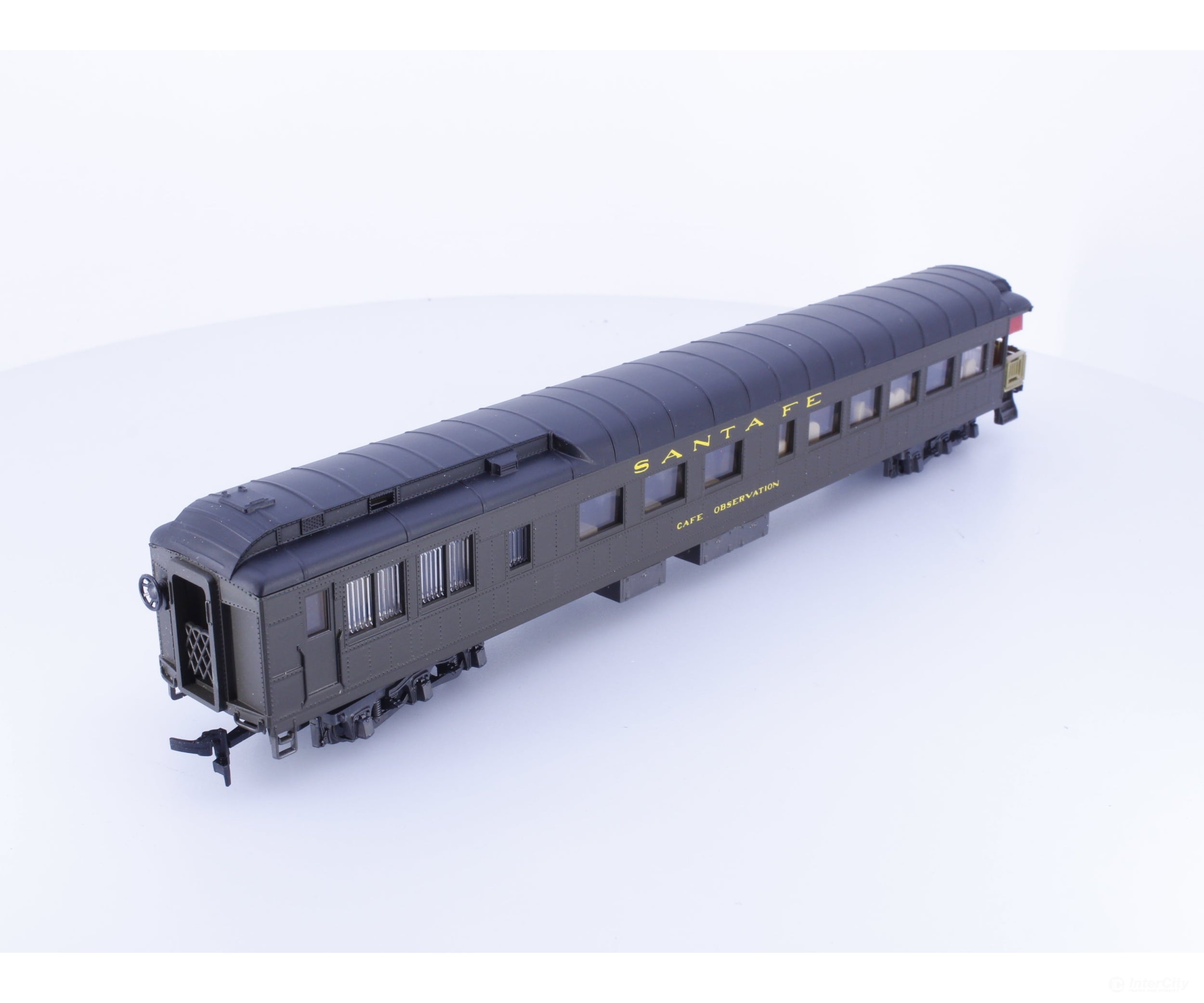 AHM Minitrains 1920 HO Cafe Observation Car Santa Fe (SF) - Passenger Cars