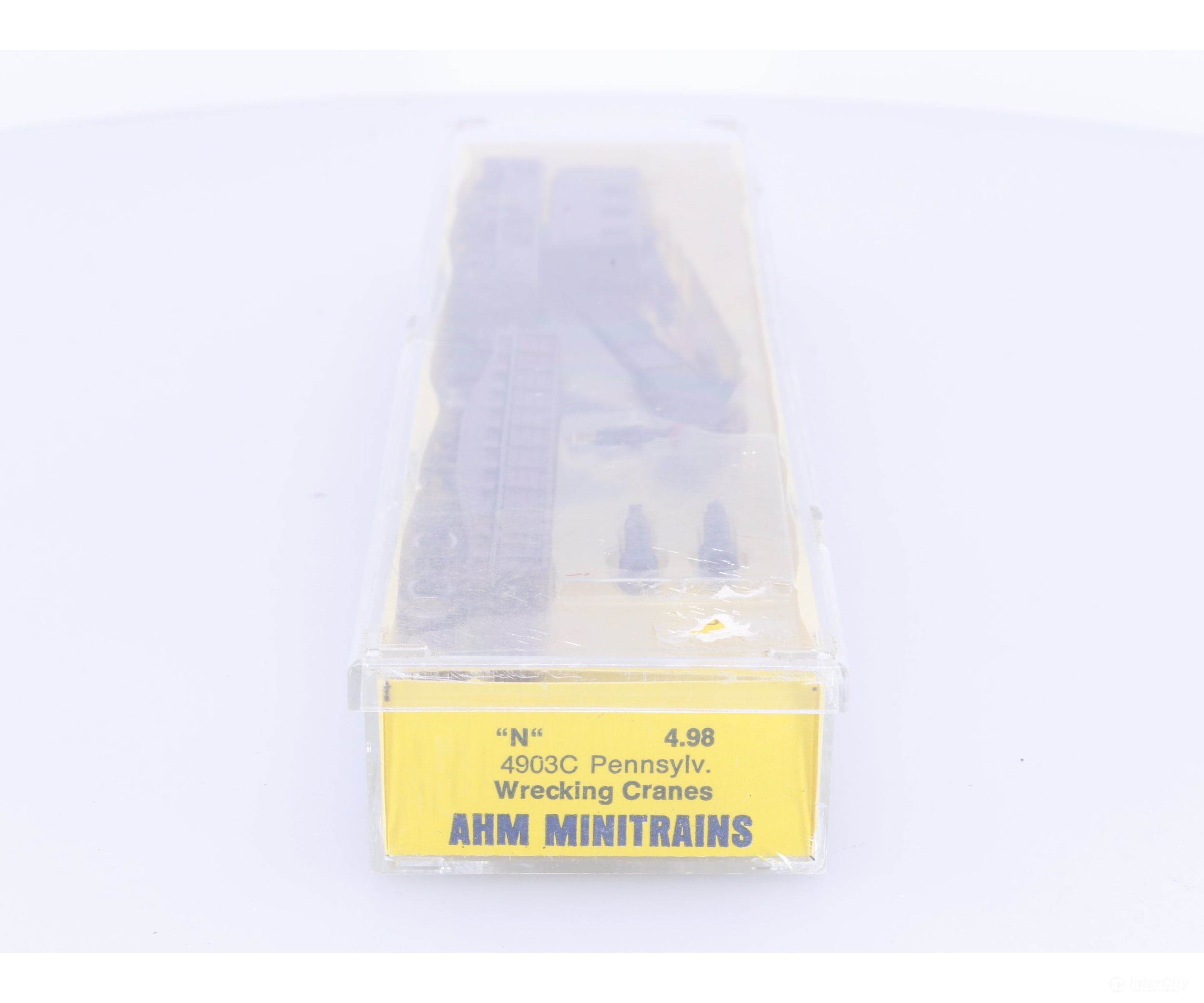 AHM Minitrains 4903C N Wrecking Crane with Gondola Pennsylvania Railroad (PRR) - Freight Cars