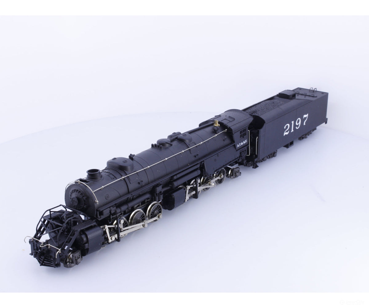 AHM Minitrains 5090-C HO 2-8-8-2 Mallet Steam Locomotive Atchison Topeka and Santa Fe (ATSF) 2197 Analog DC