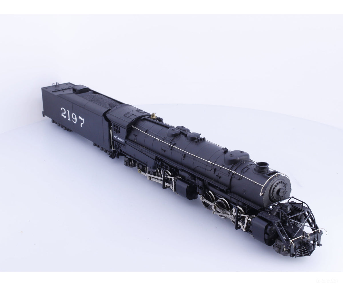 AHM Minitrains 5090-C HO 2-8-8-2 Mallet Steam Locomotive Atchison Topeka and Santa Fe (ATSF) 2197 Analog DC