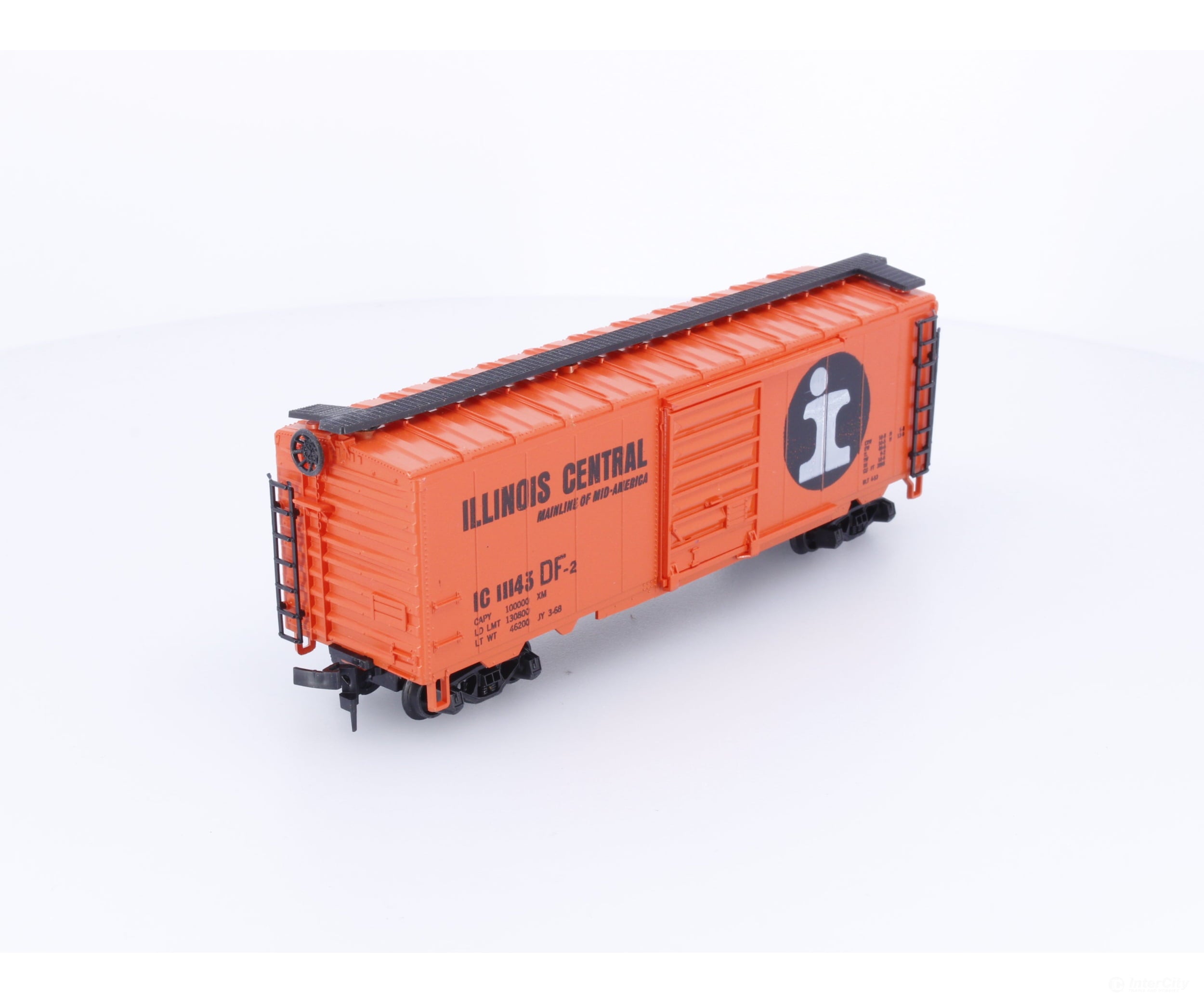 AHM Minitrains 5486H HO 40’ Box Car Illinois Central (IC) 11143 Freight Cars