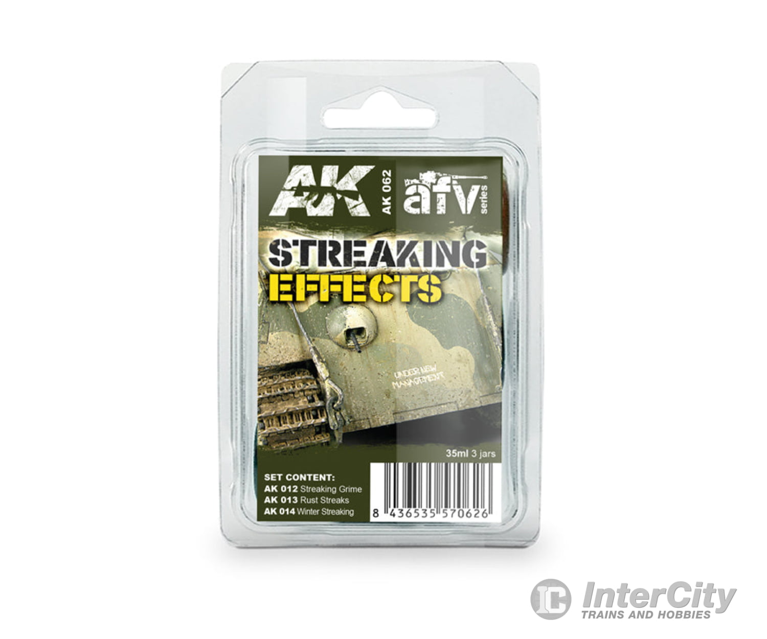 AK Interactive AK062 Streaking Effects Weathering Set Weathering