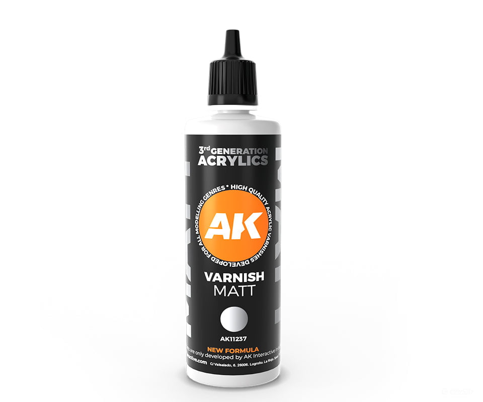 AK Interactive AK11237 3rdGen Acrylic MATT Varnish 100ml - Paint