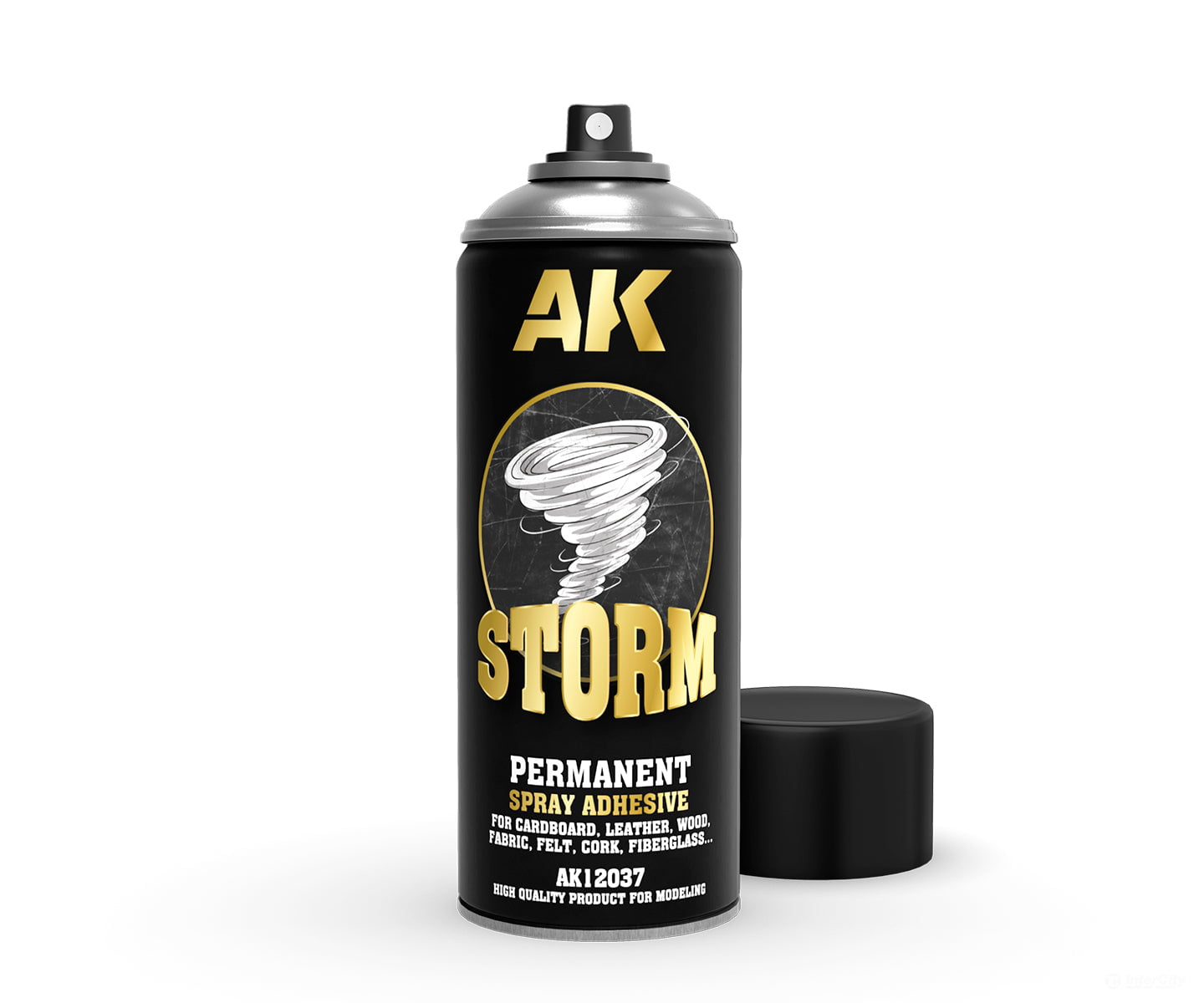 AK Interactive AK12037 AK Storm Permenant Spray Adhesive 400ml Aerosol - Glues & Adhesives