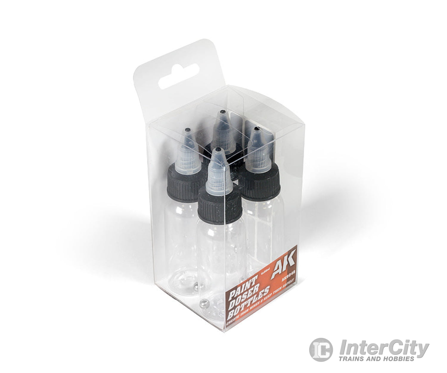 AK Interactive AK9046 Paint Doser Bottles - 4 pcs - 30ml Tools