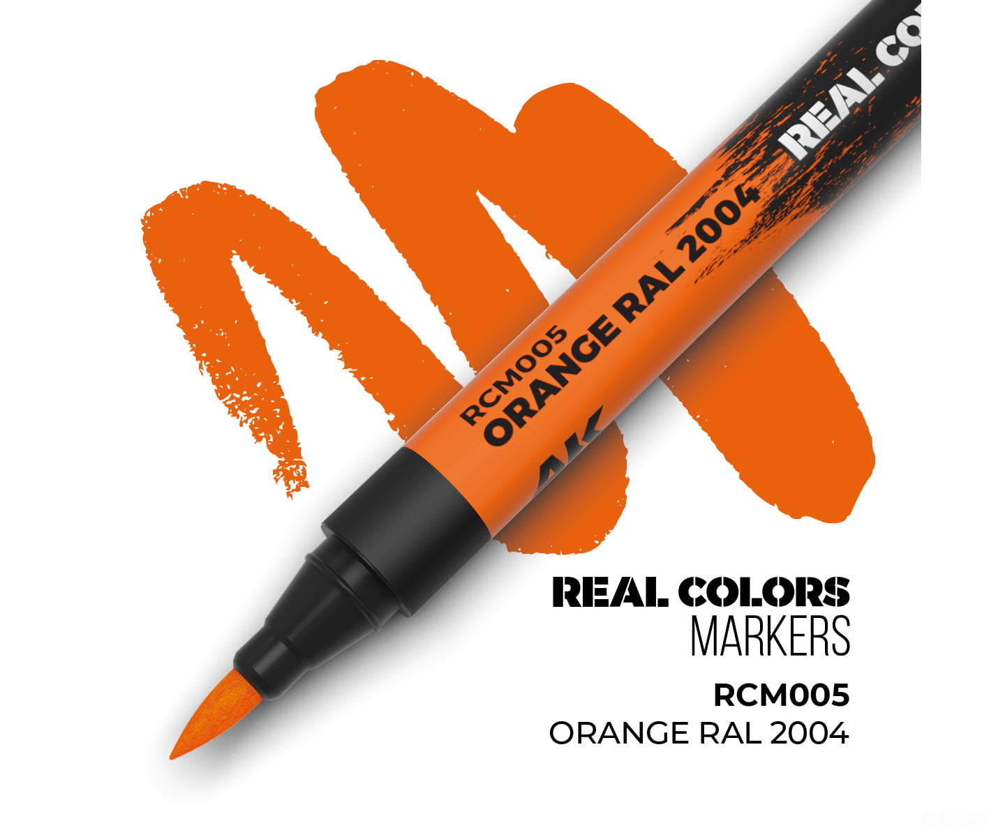 AK Interactive Real Color RC Markers RCM005 Orange RAL 2004 - 1 pc - Paint