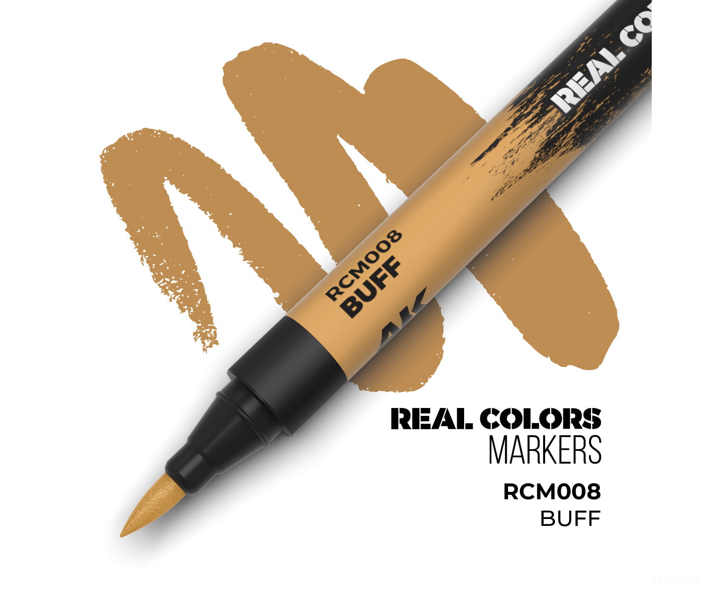 AK Interactive Real Color RC Markers RCM008 Buff - 1 pc - Paint