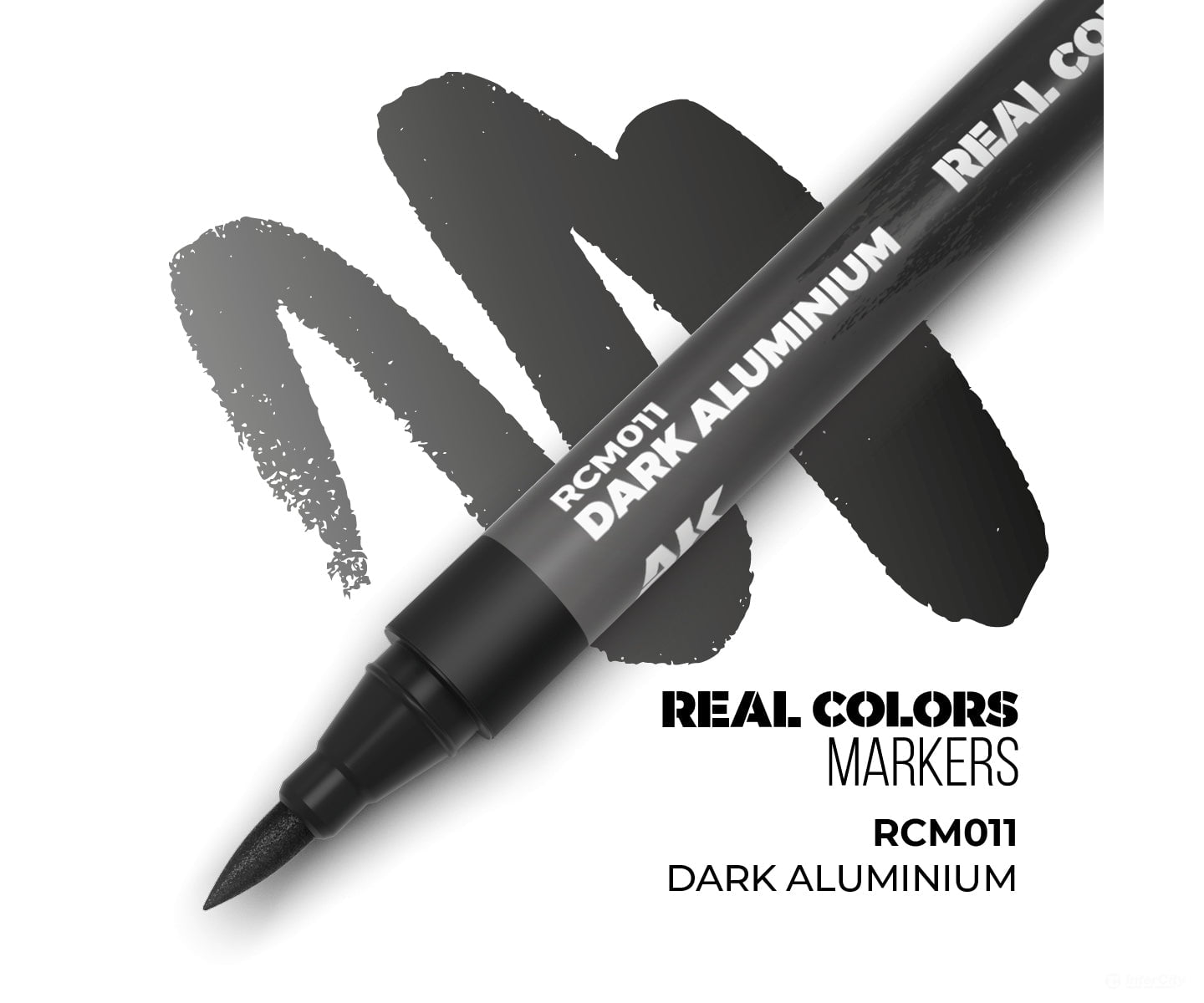 AK Interactive Real Color RC Markers RCM011 Dark Aluminium - 1 pc - Paint