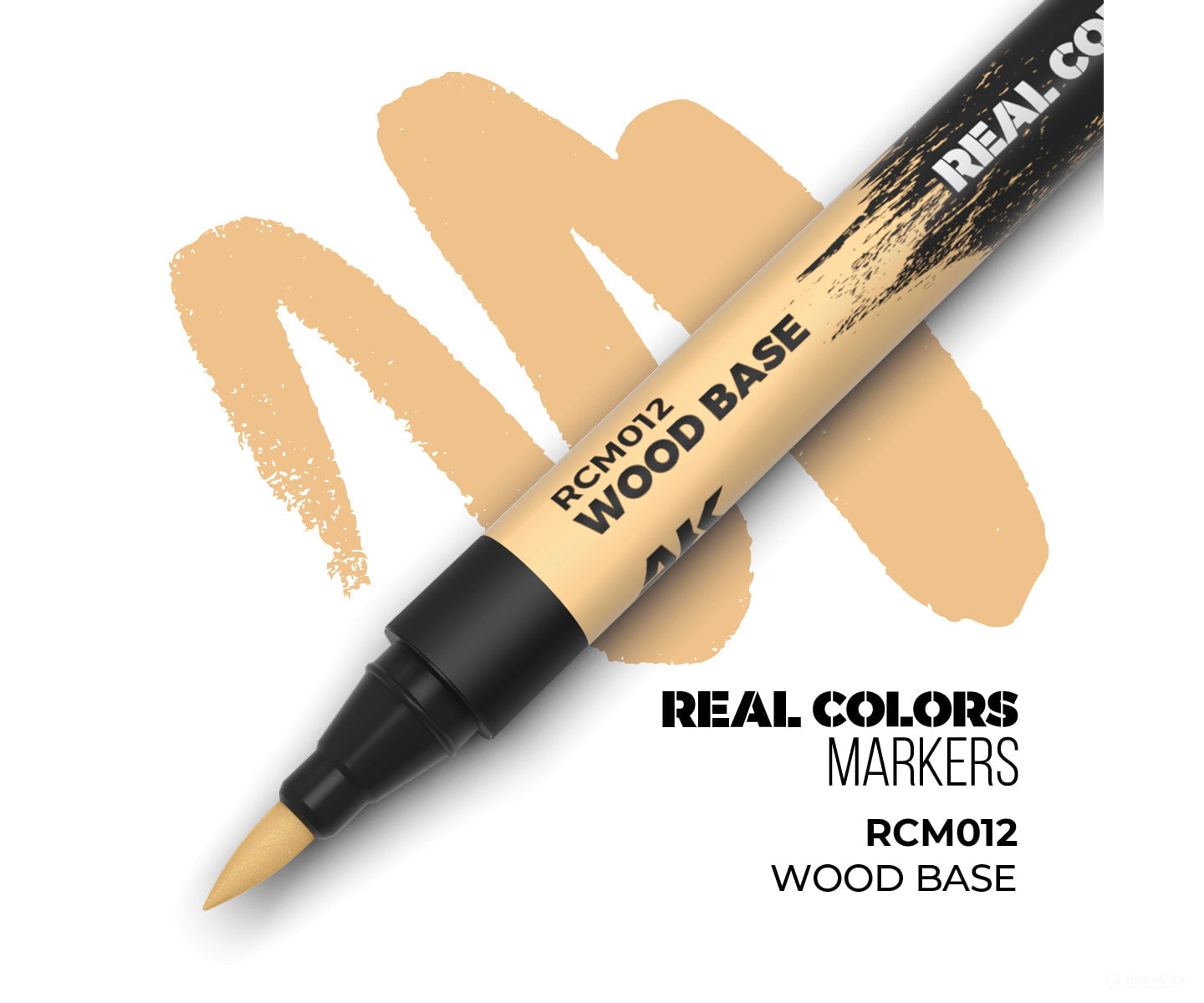 AK Interactive Real Color RC Markers RCM012 Wood Base - 1 pc - Paint