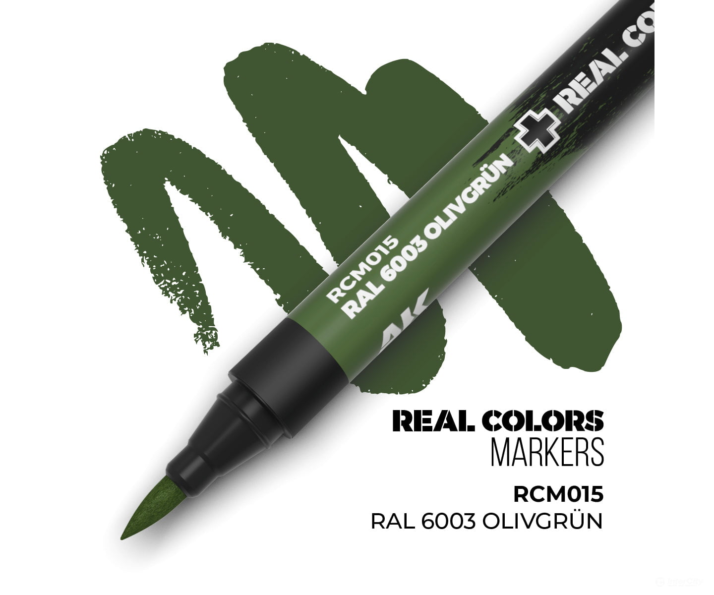 AK Interactive Real Color RC Markers RCM015 RAL 6003 Olivgrün - 1 pc - Paint