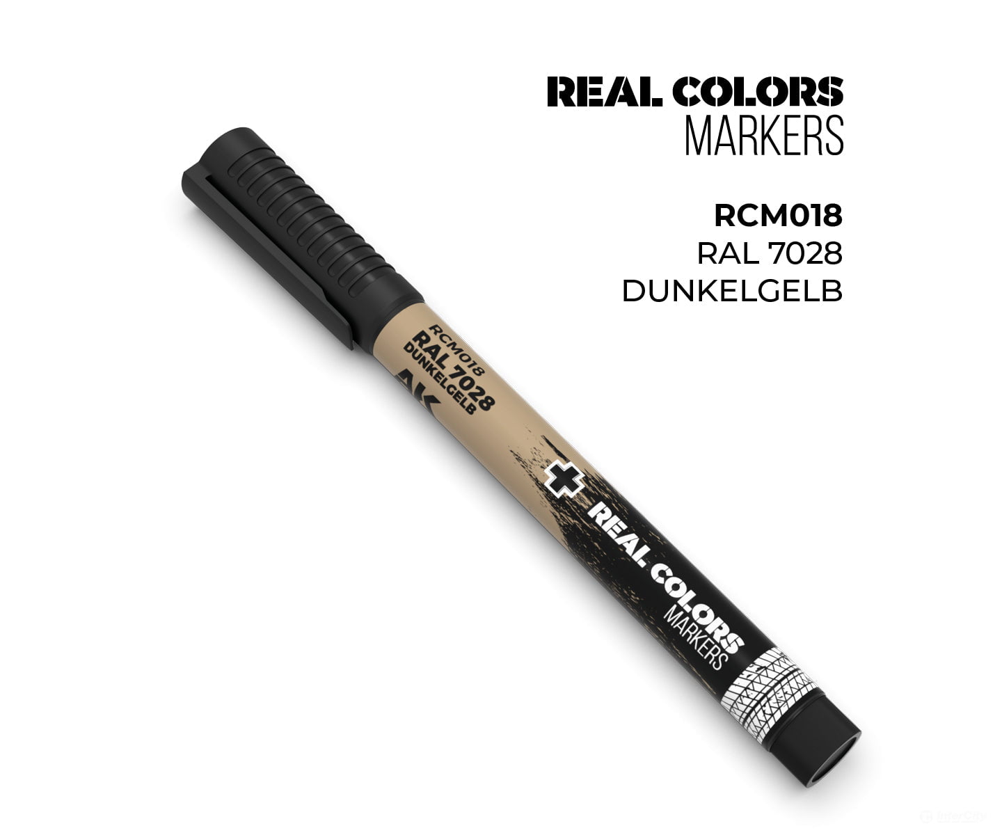 AK Interactive Real Color RC Markers RCM018 RAL 7028 Dunkelgelb - 1 pc - Paint