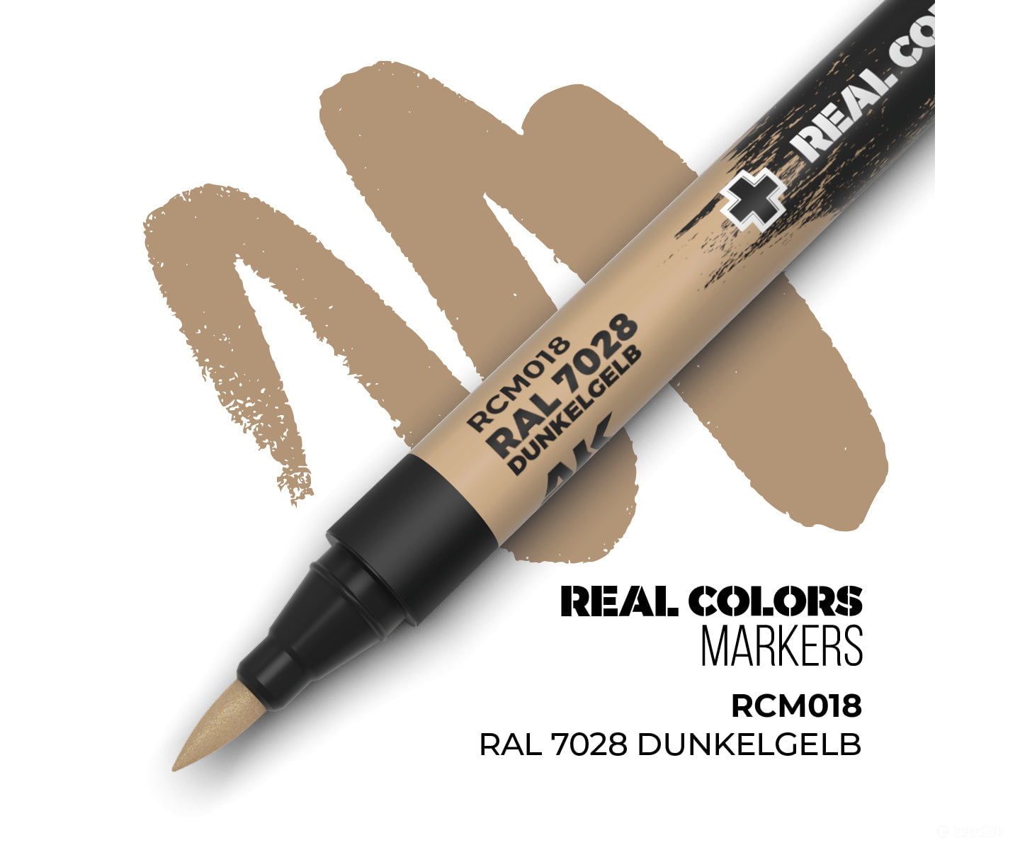 AK Interactive Real Color RC Markers RCM018 RAL 7028 Dunkelgelb - 1 pc - Paint