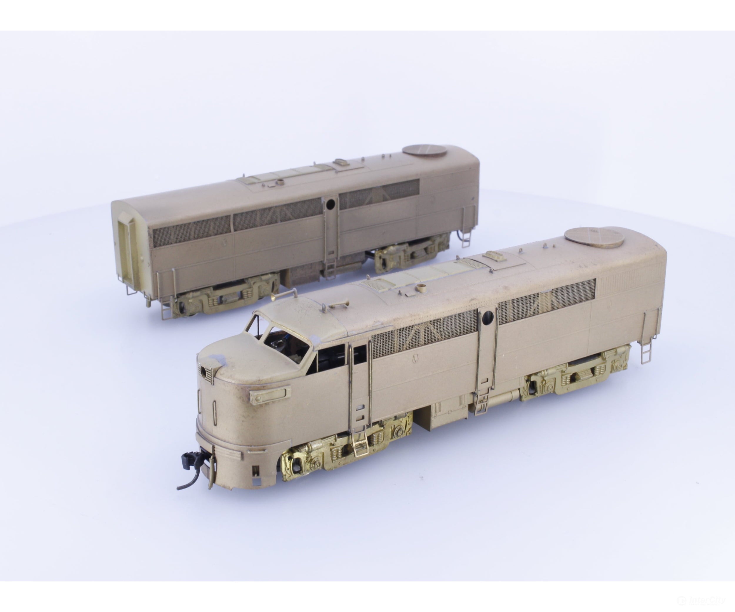 ALCO Models FA1AB HO Brass FA-1 A&B Diesel Locomotive Set Undecorated Analog DC - Locomotives