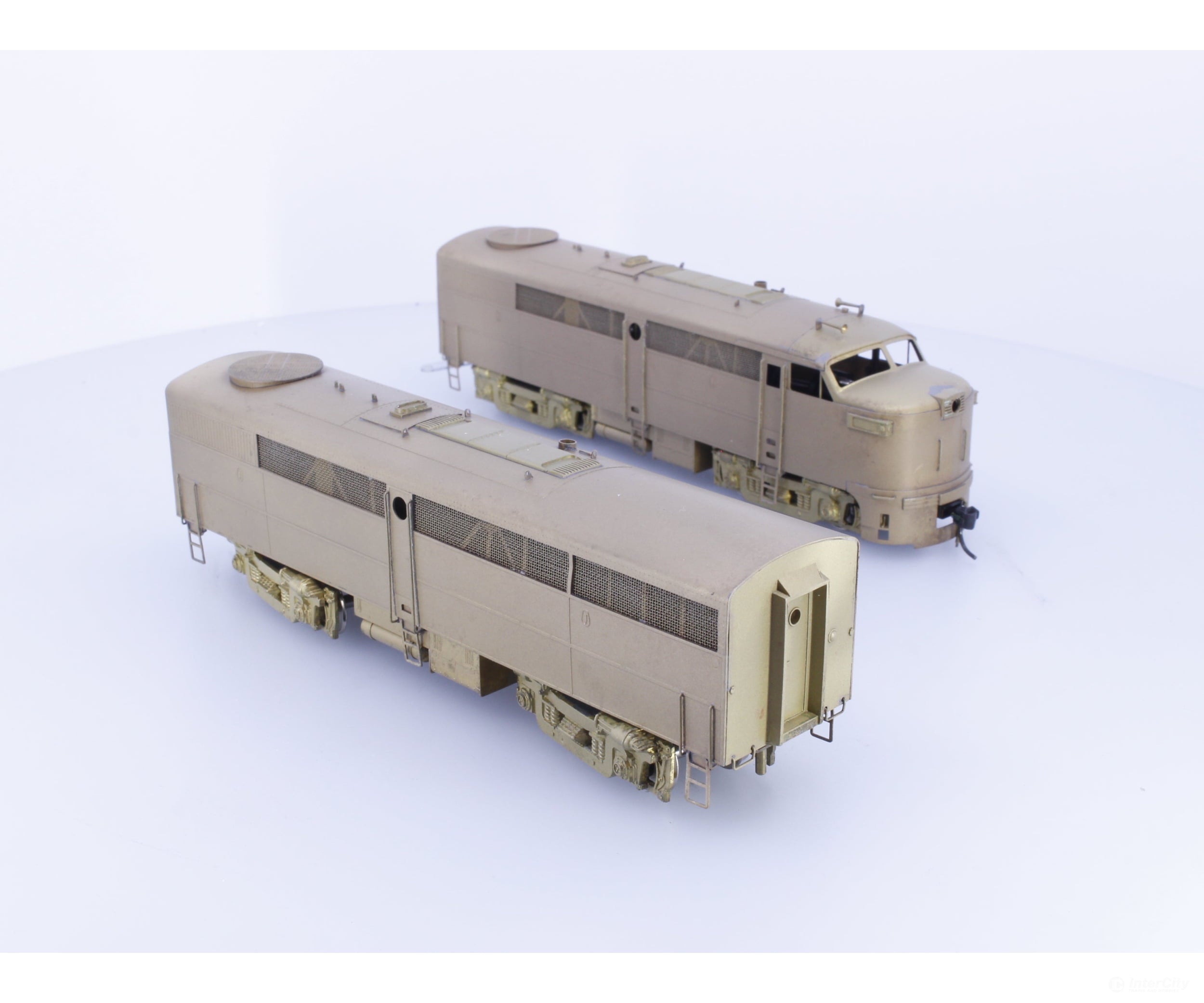 ALCO Models FA1AB HO Brass FA-1 A&B Diesel Locomotive Set Undecorated Analog DC - Locomotives