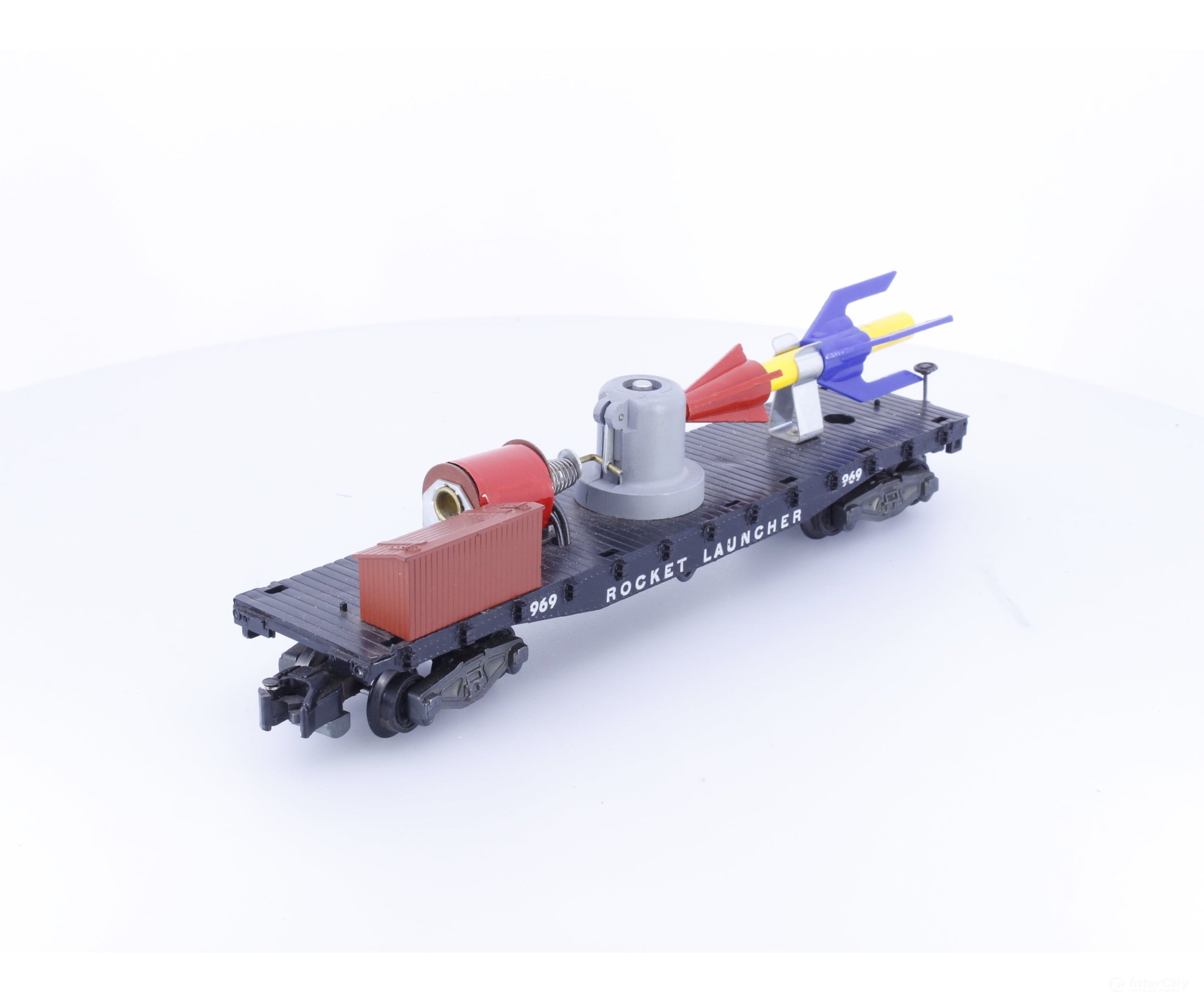 American Flyer Trains 969 S Flat Car with Rocket Launcher 969 - Freight Cars