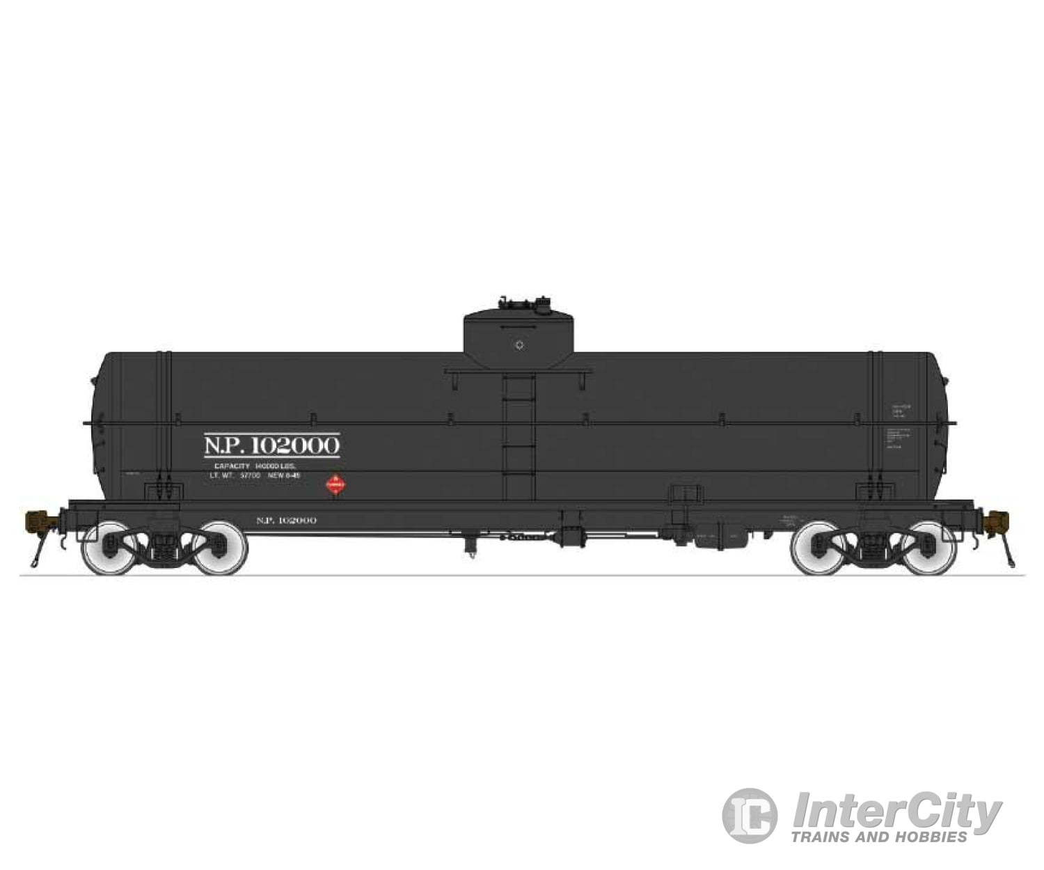 American Limited Models Ho 1861 Gatc Welded Tank Car - Ready To Run -- Northern Pacific 102000